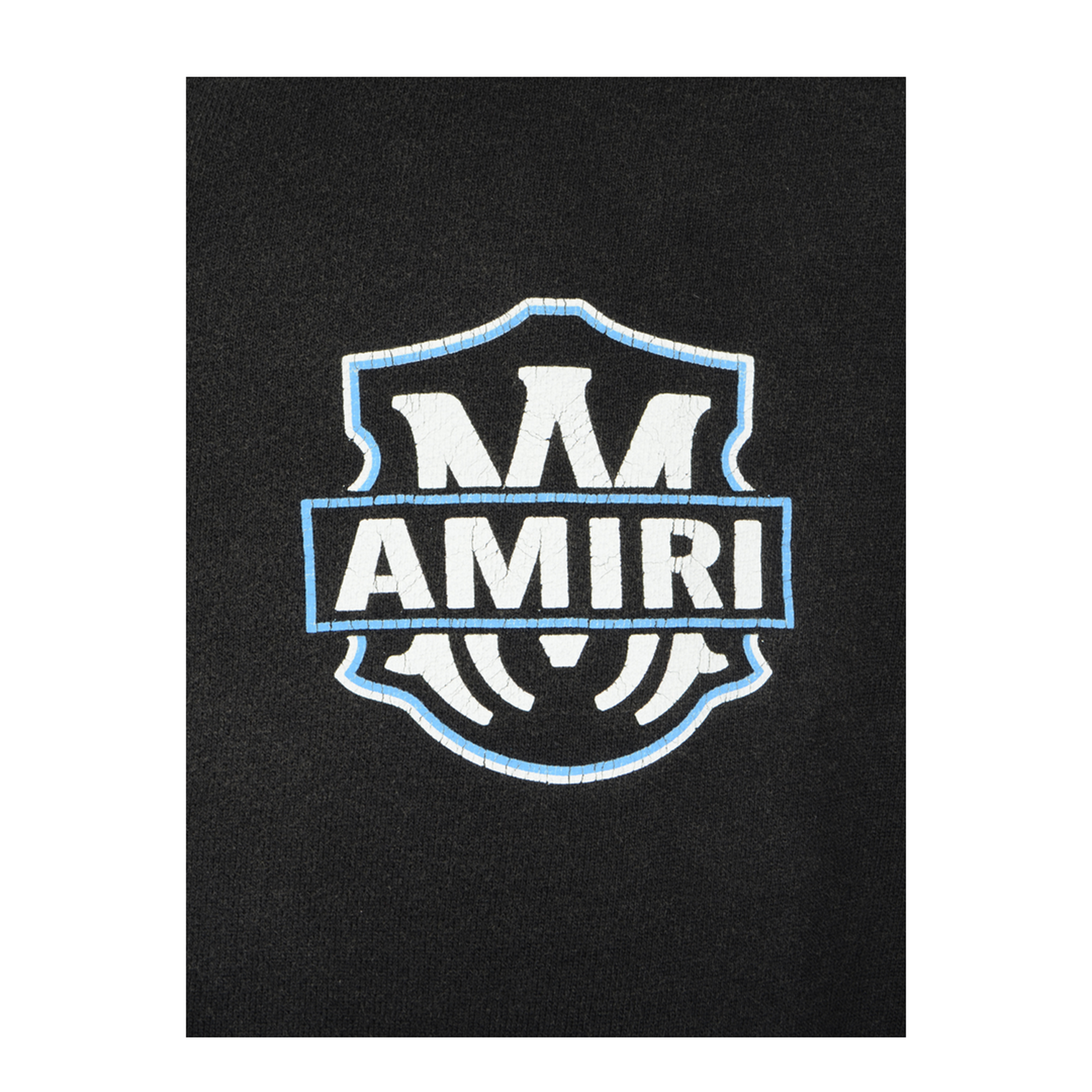 Black Graphic-Print Zip-Up Sweatshirt