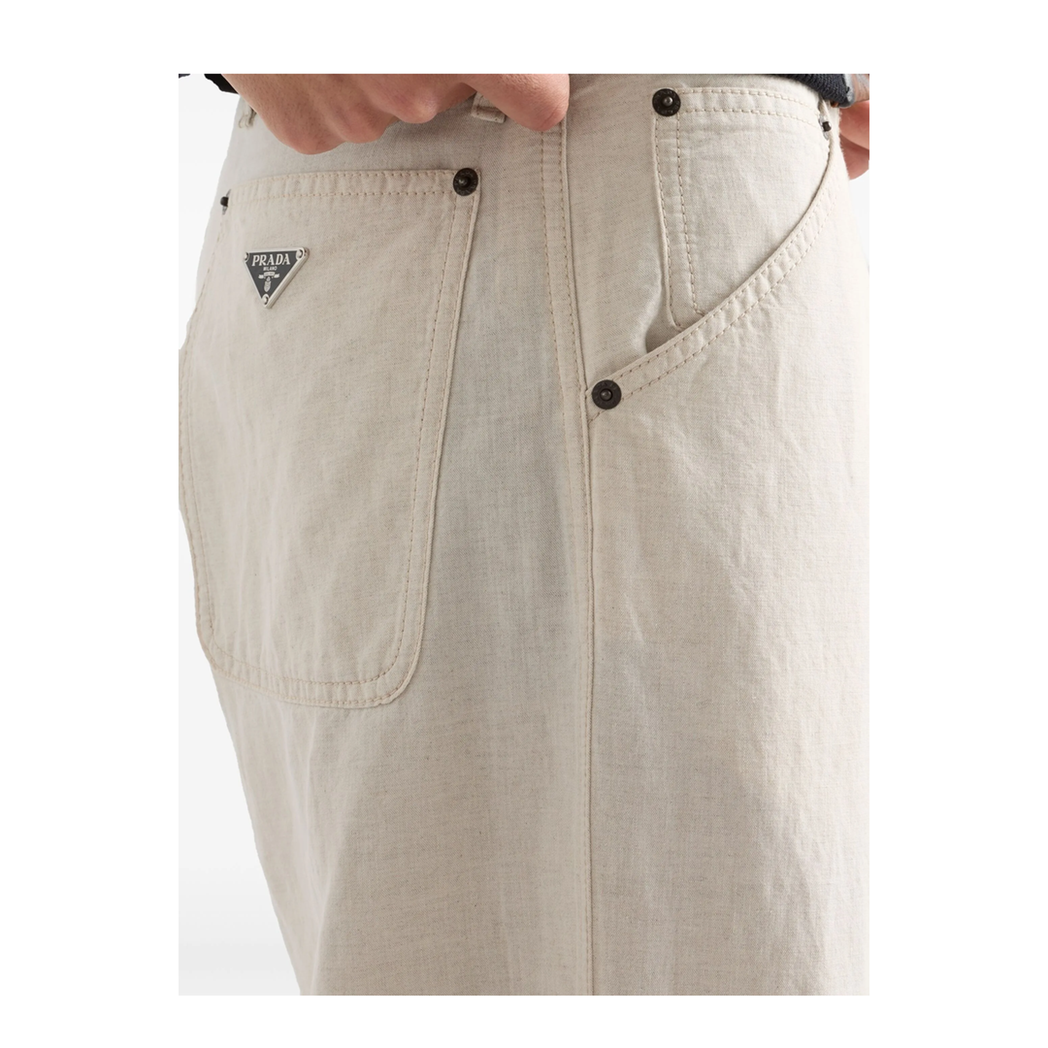 MAYFEYR - Prada - Chambray Pants - GEP403SOOO14J2F0ABR