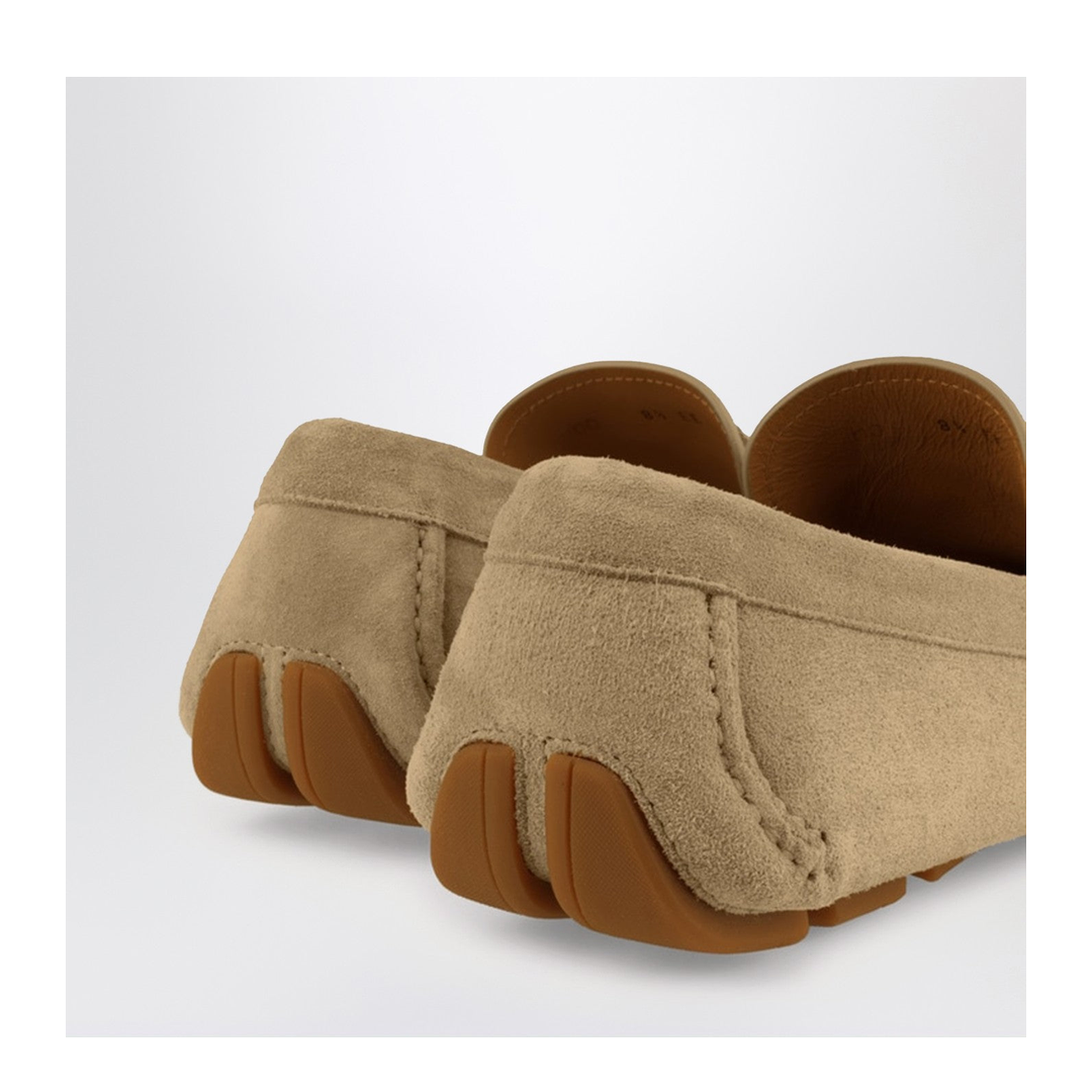 Safari-colored Gancini Driver Loafer