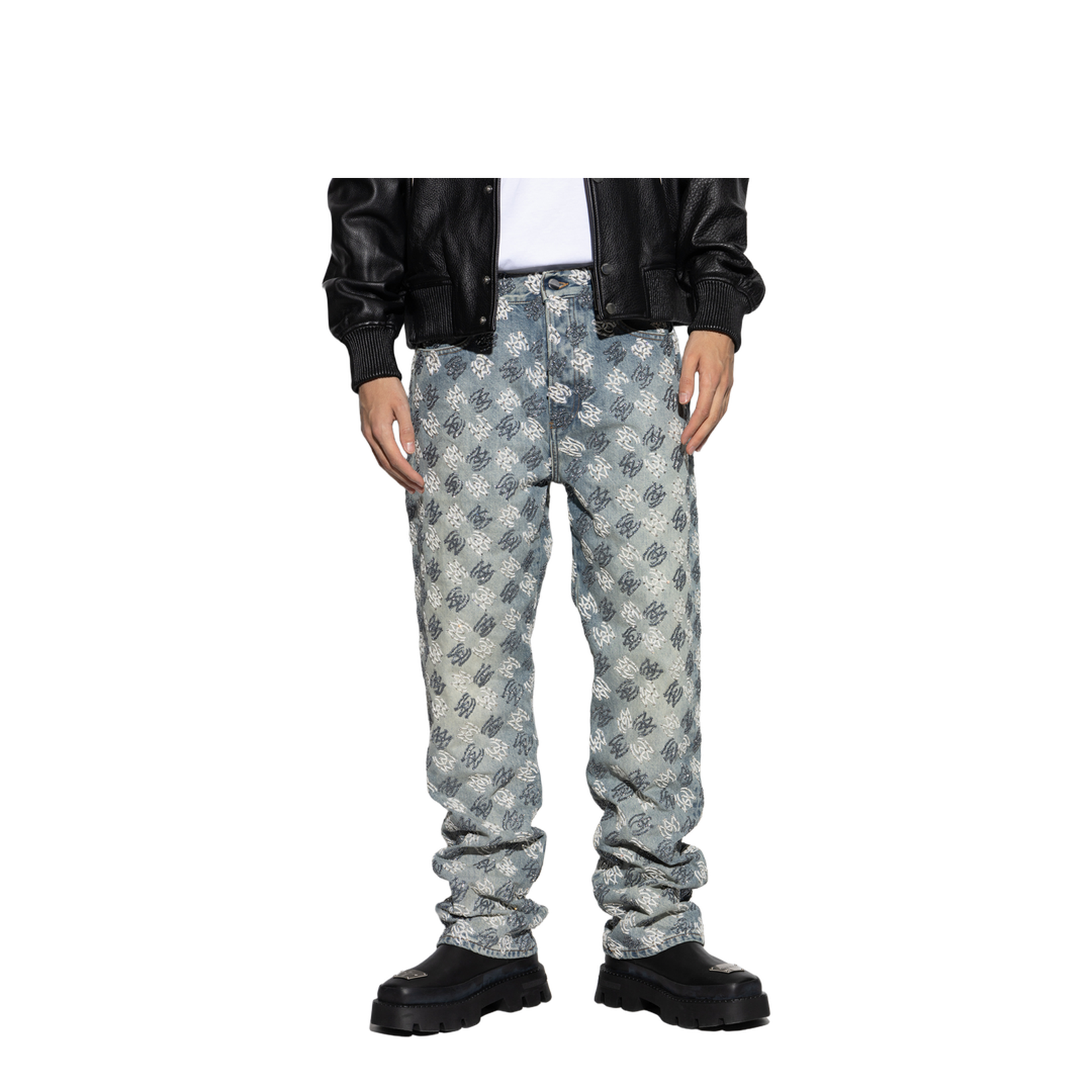 Jeans with finishing