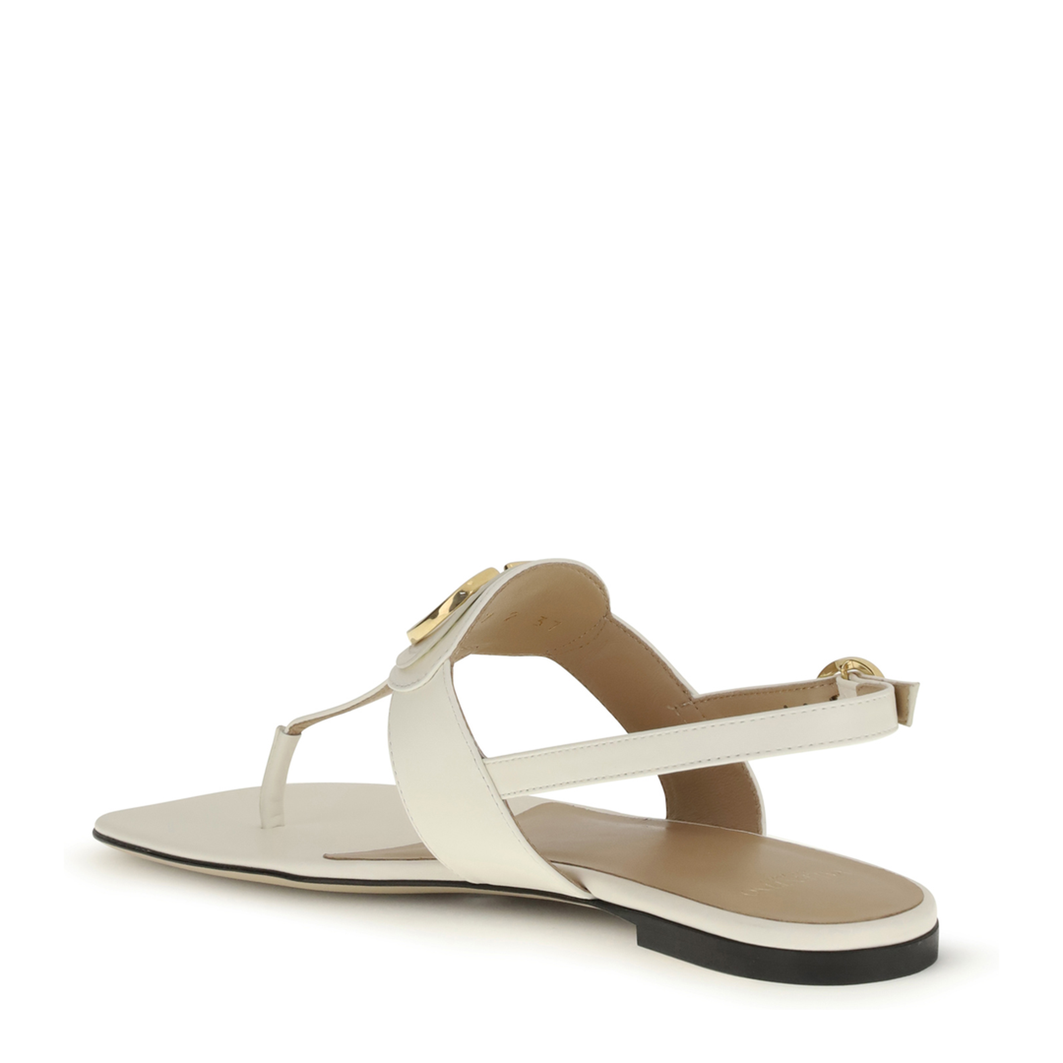 MAYFEYR - Valentino - Leather Thong Sandals - 8W2S0MB7DSH