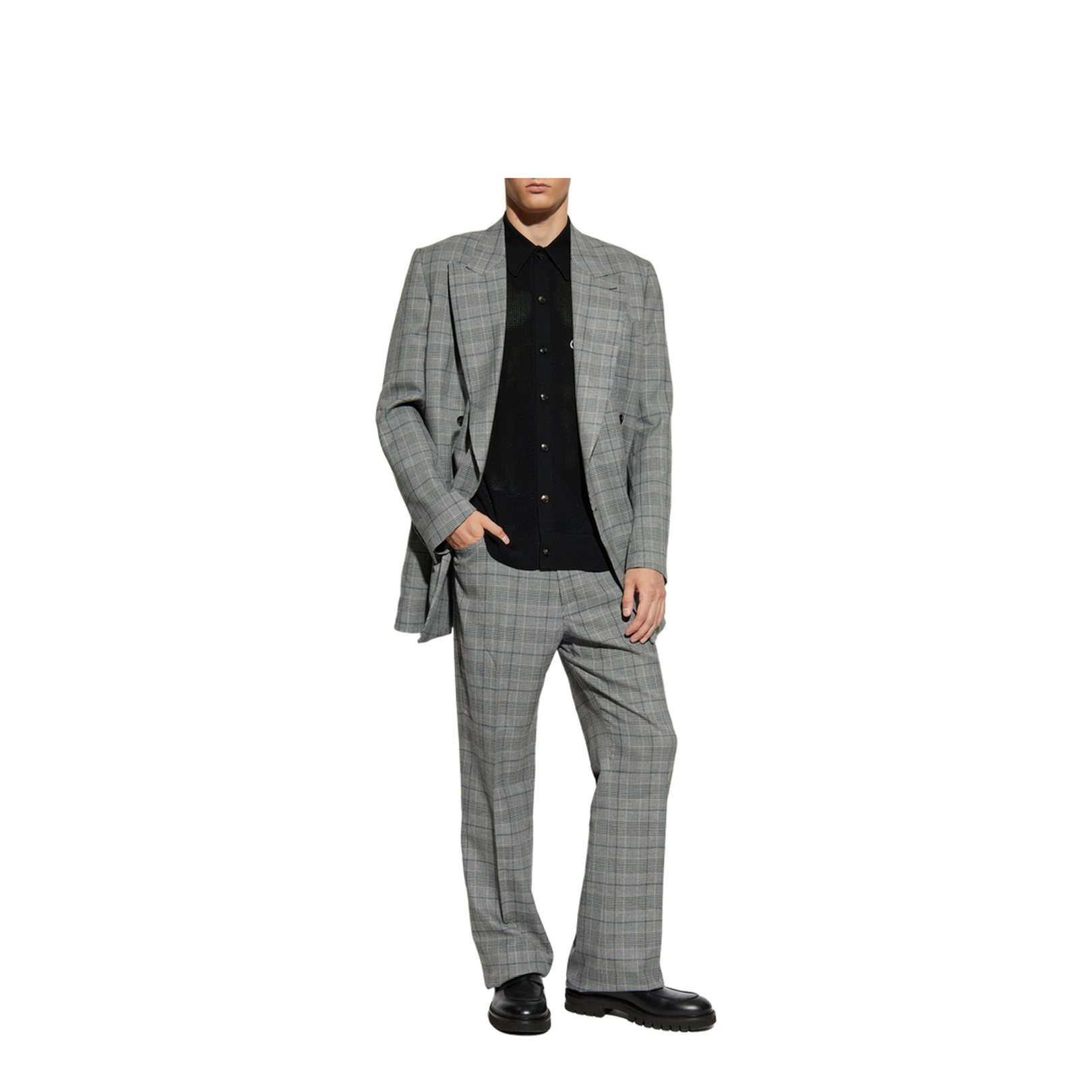 Plaid Patterned Trousers