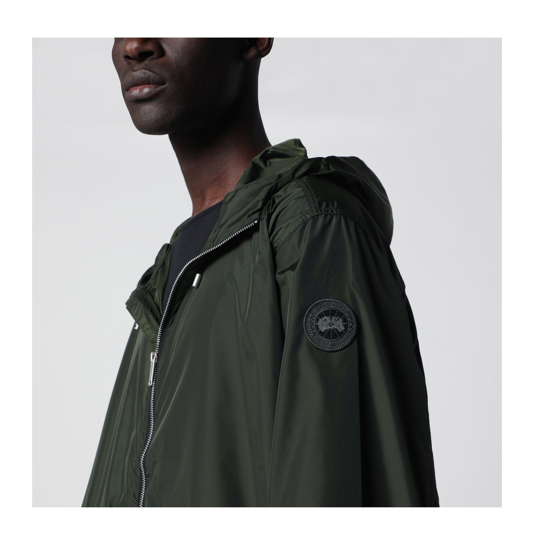 Drift Khaki Green Hooded Jacket
