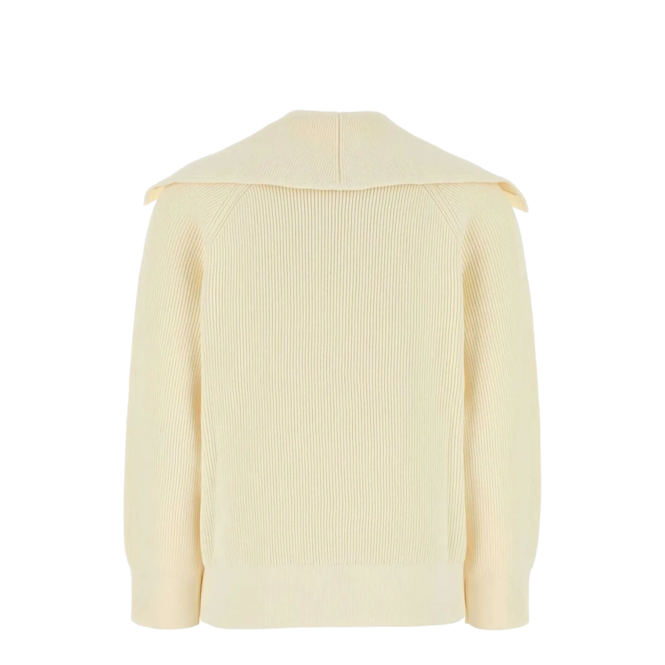 MAYFEYR - Bottega Veneta - Knot Buttons Ribbed Wool Cardigan - 829580V59X0