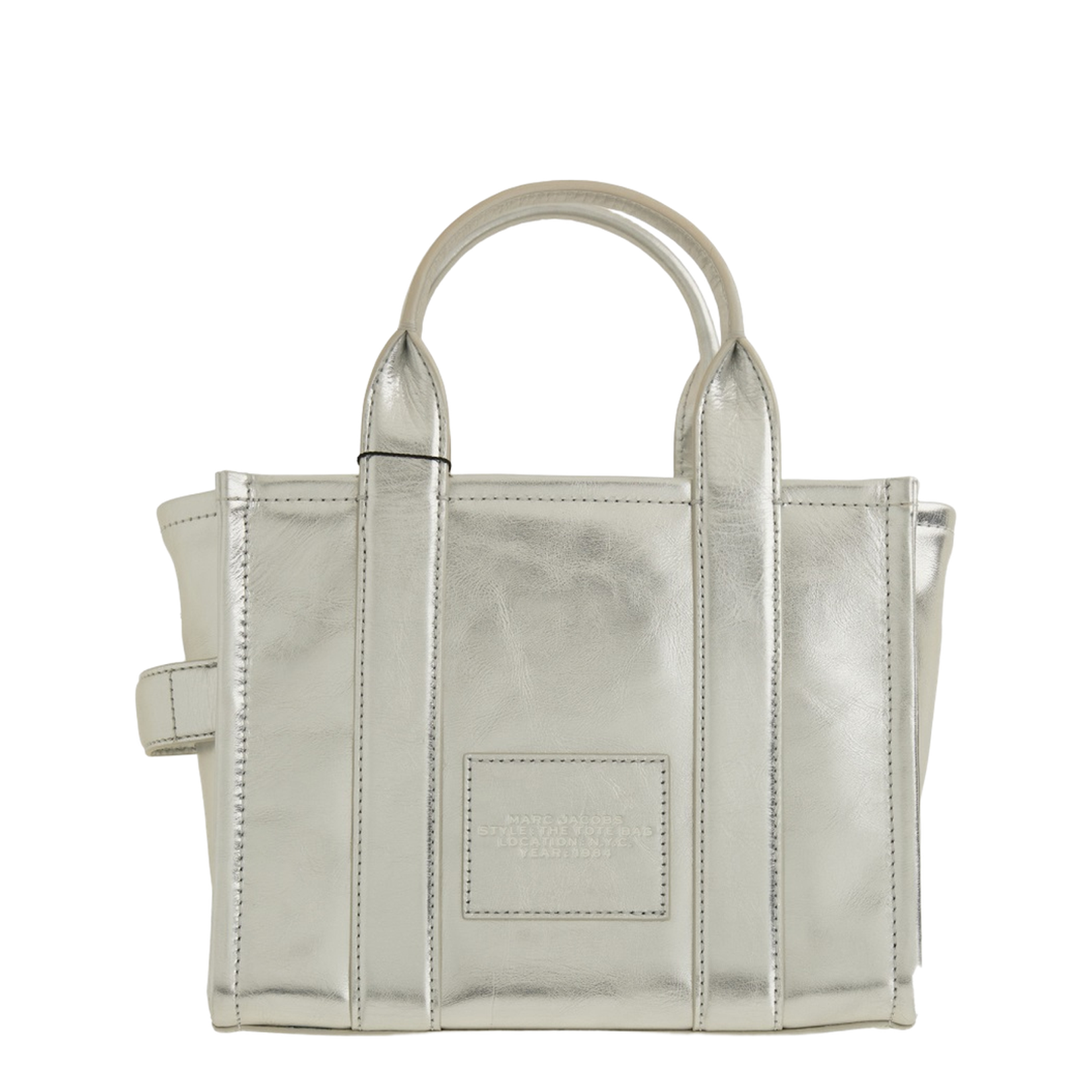 The Metallic Leather Small Tote