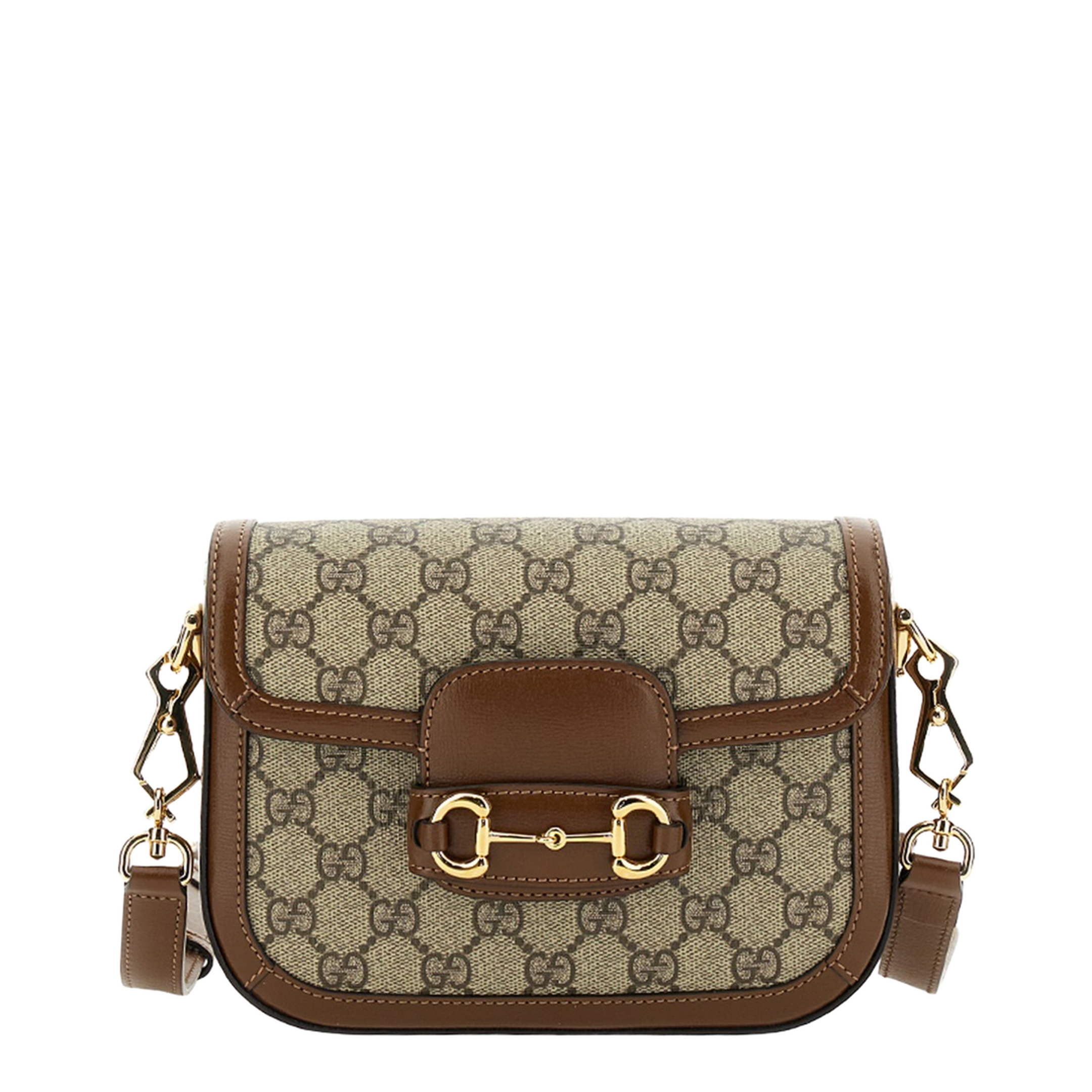 Horsebit 1955 Small Leather Shoulder Bag - Brown