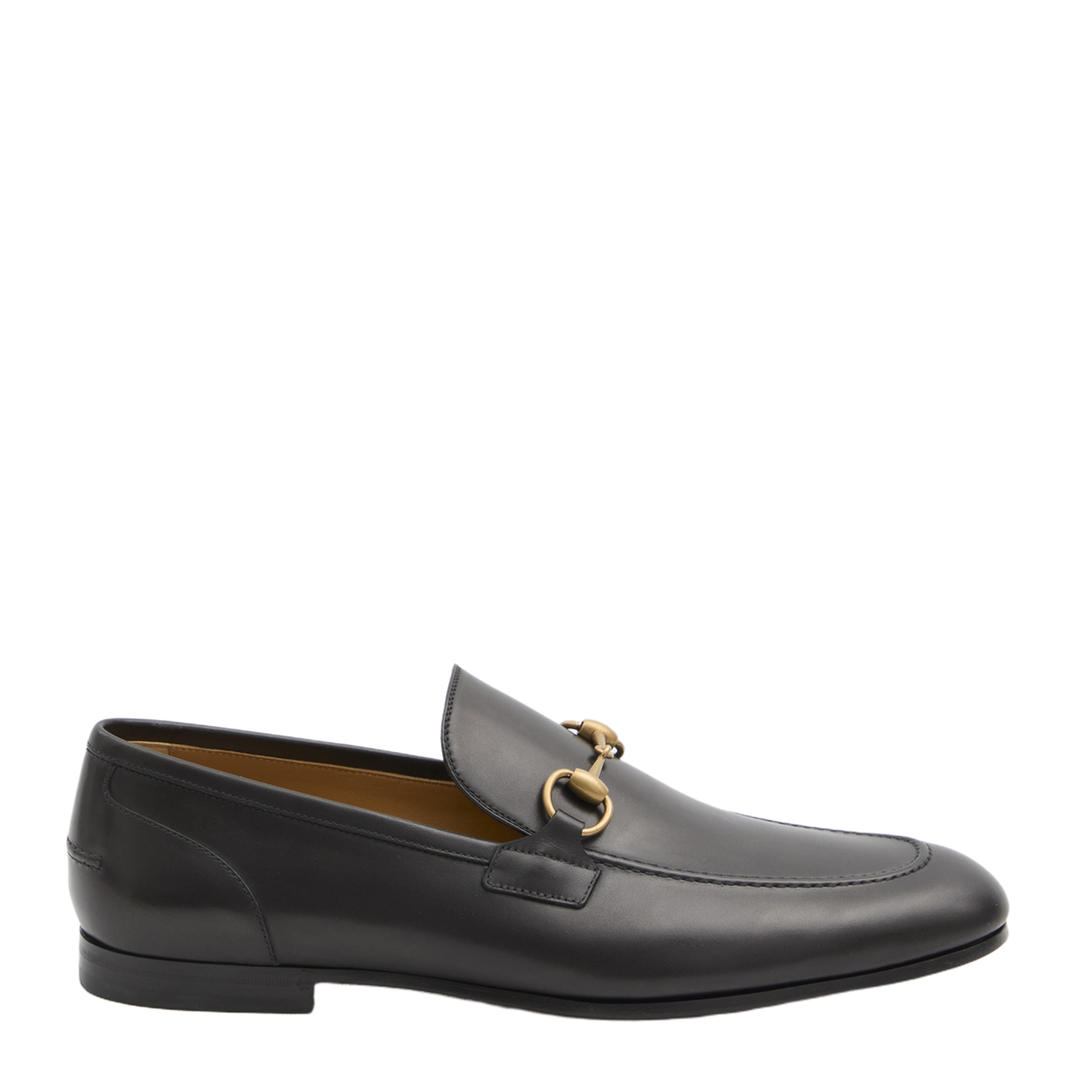 Black Leather Jordaan Loafer