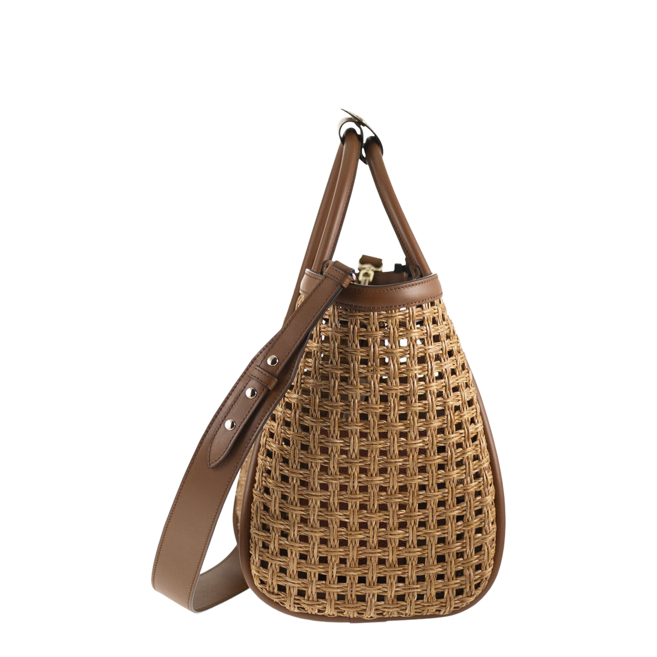 Small Marine Bag in Woven Natural Fibre