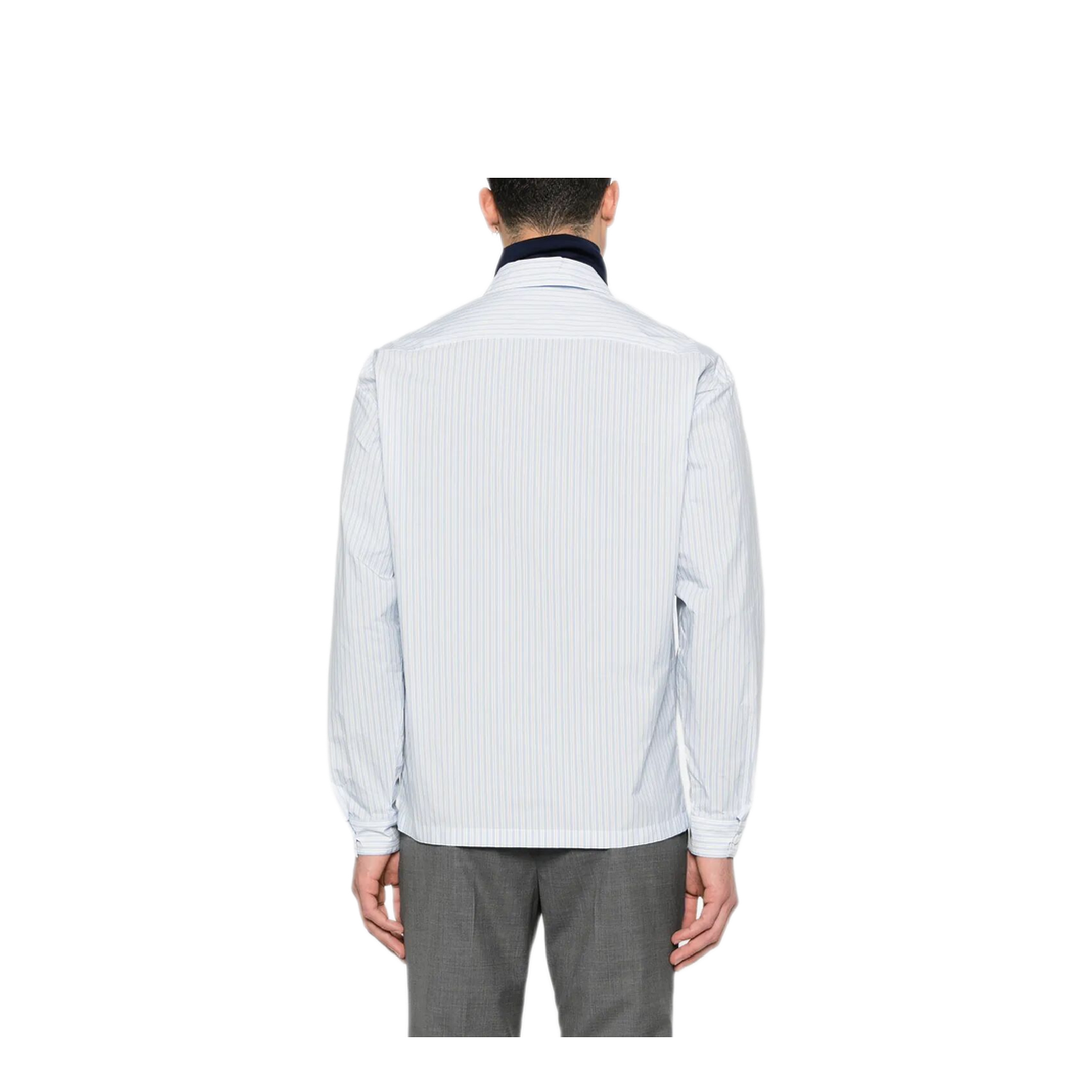 MAYFEYR - Prada - Striped Shirt With Full Zip - SC855SOOO189HF0W81