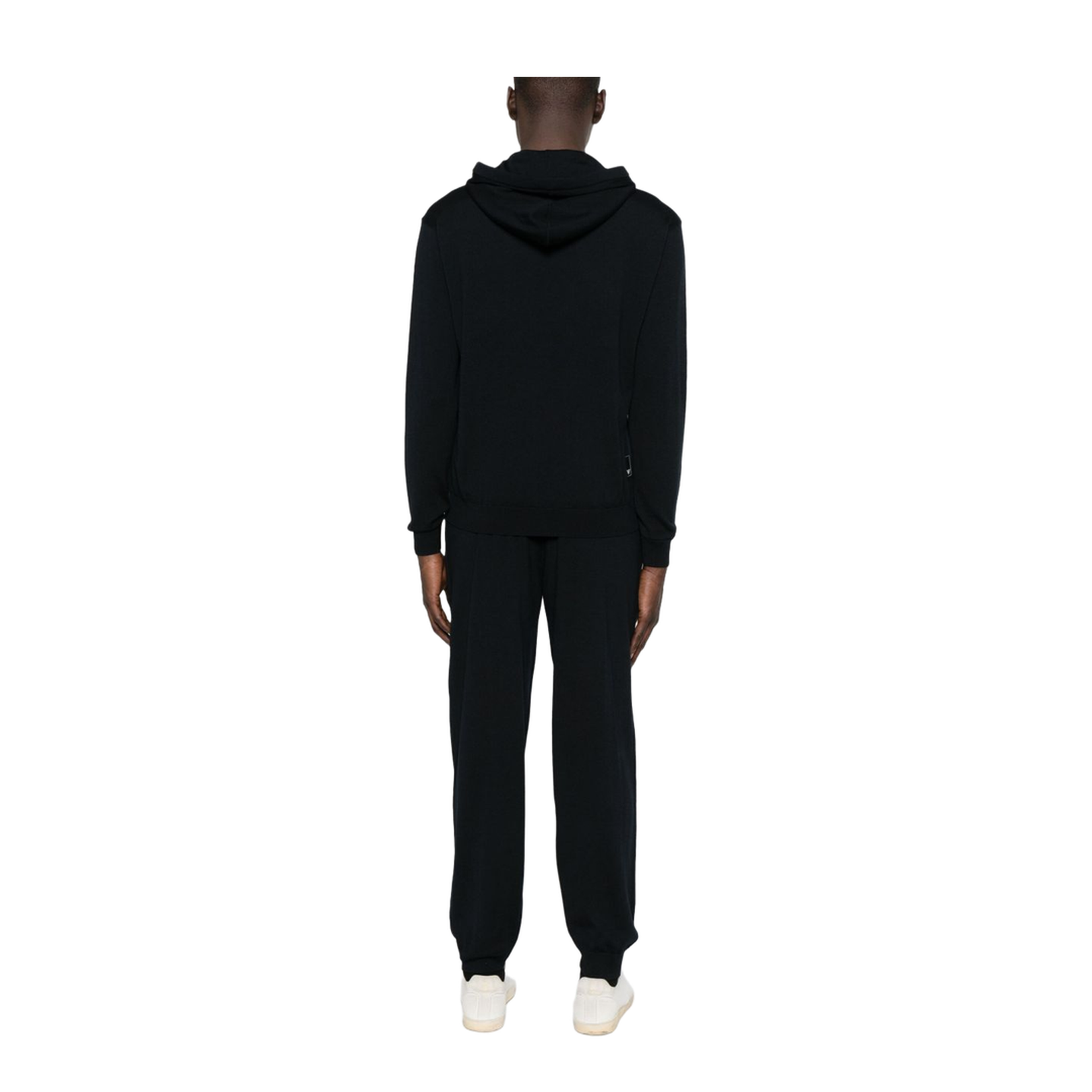 Midnight Blue Wool Knitted Jumpsuit