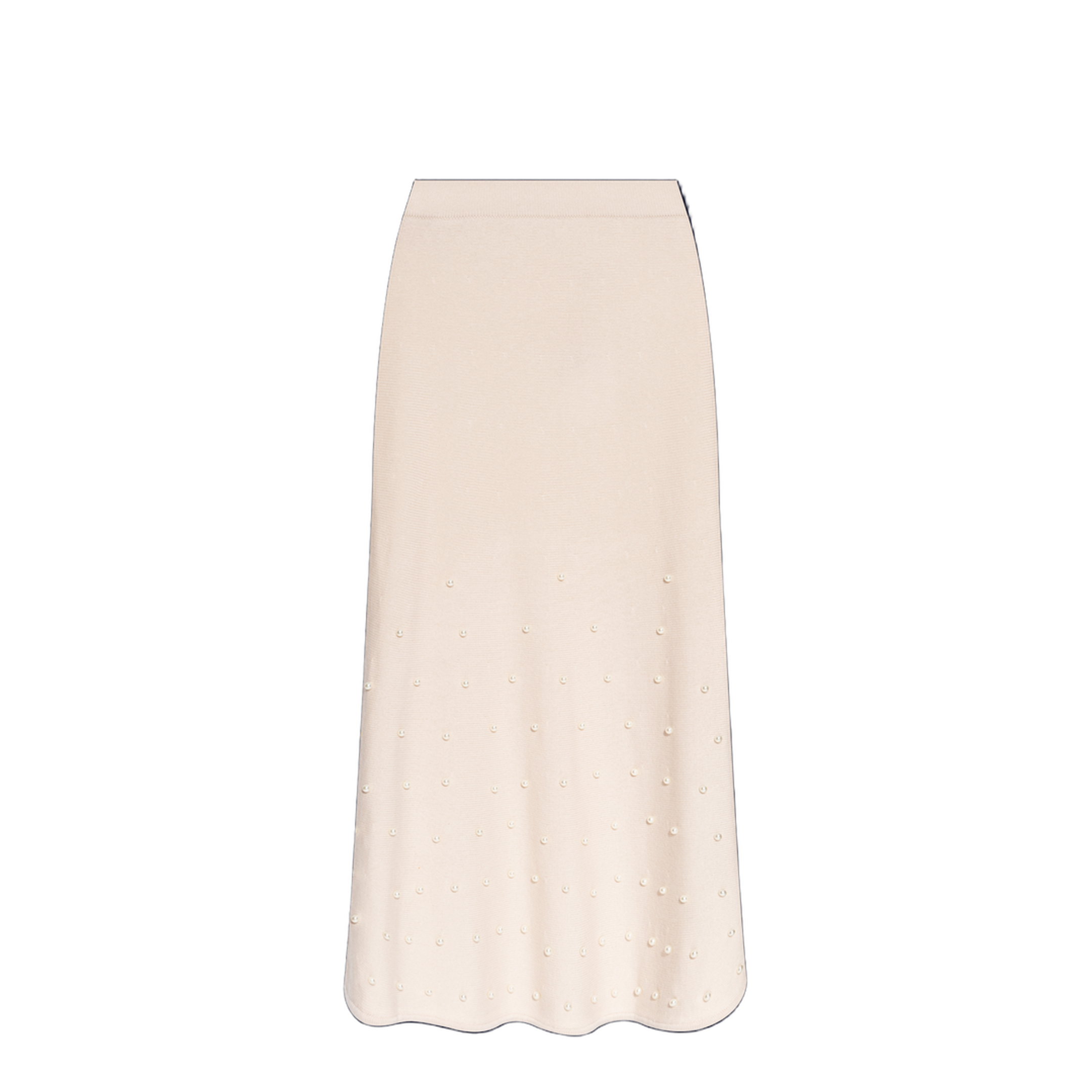 Wool Skirt with Appliques