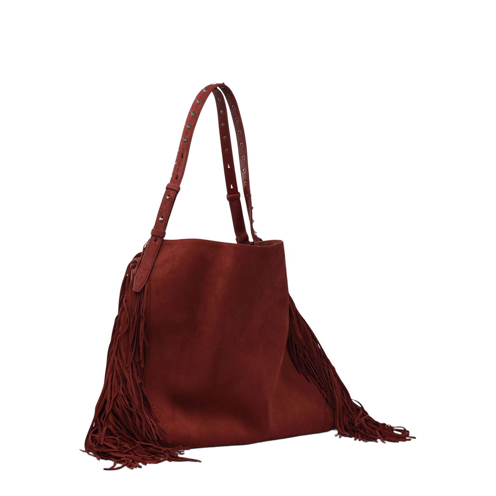 Baggy Tote Bag Reversed Calf Leather Fever
