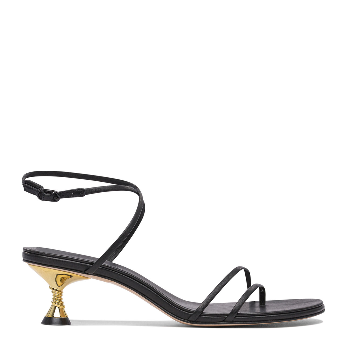 MAYFEYR - Studio Amelia - Helix 50Mm Heeled Sandals - F850CFSHELIX50BLK