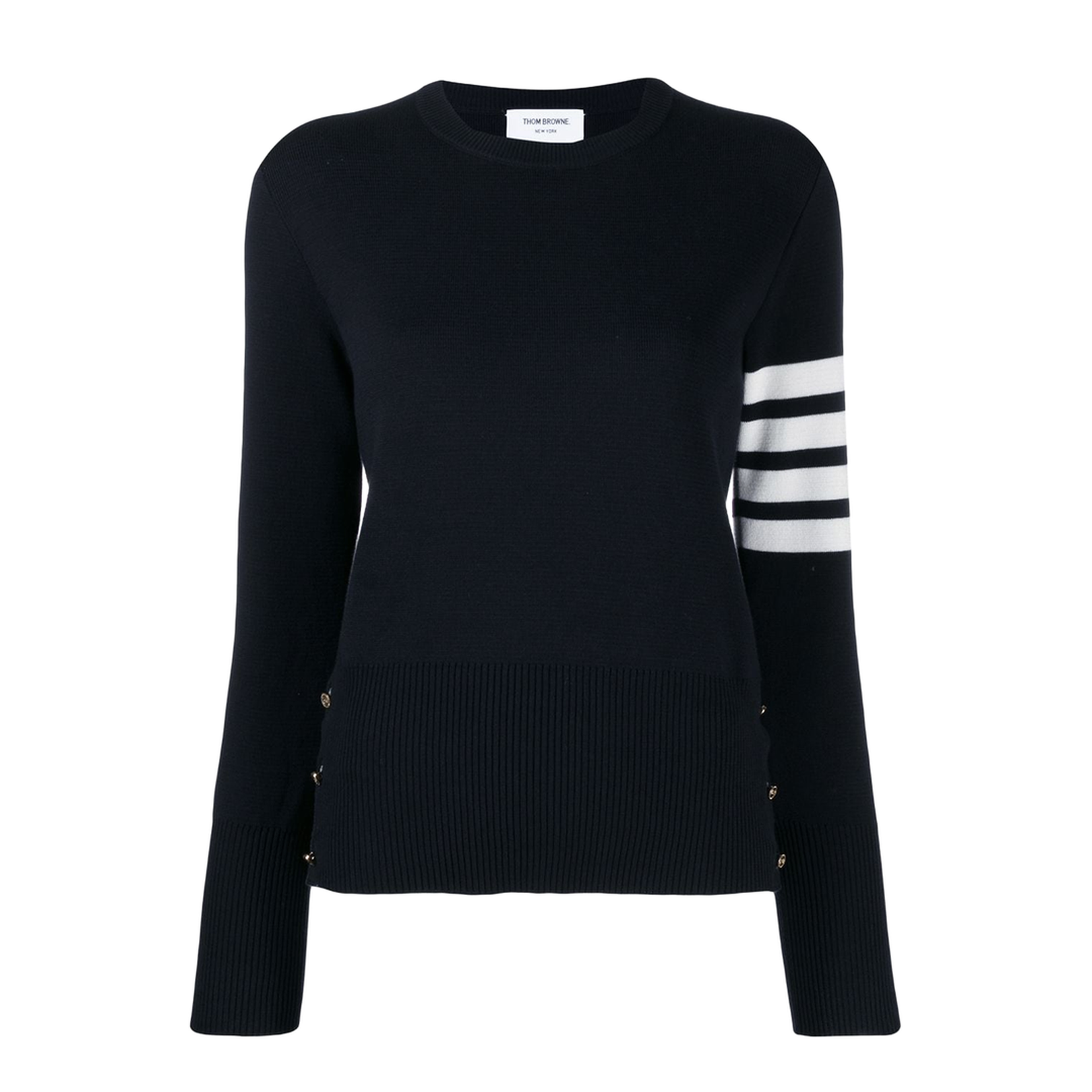 Thom Browne 4-Bar Milano Stitch Jumper