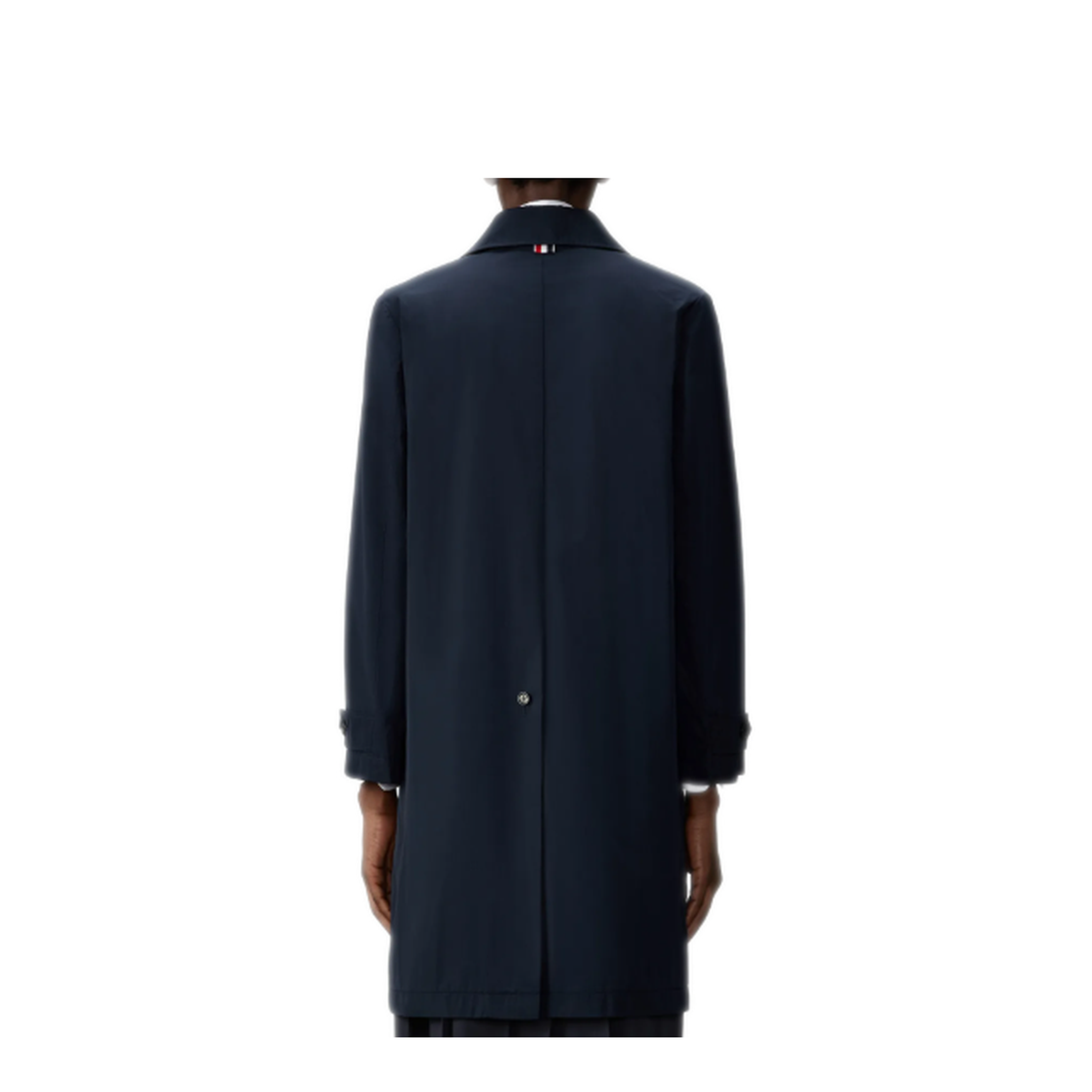 MAYFEYR - Thom Browne - Bal Collar Raincoat In Light Memory Tech - FOC898UF0967415