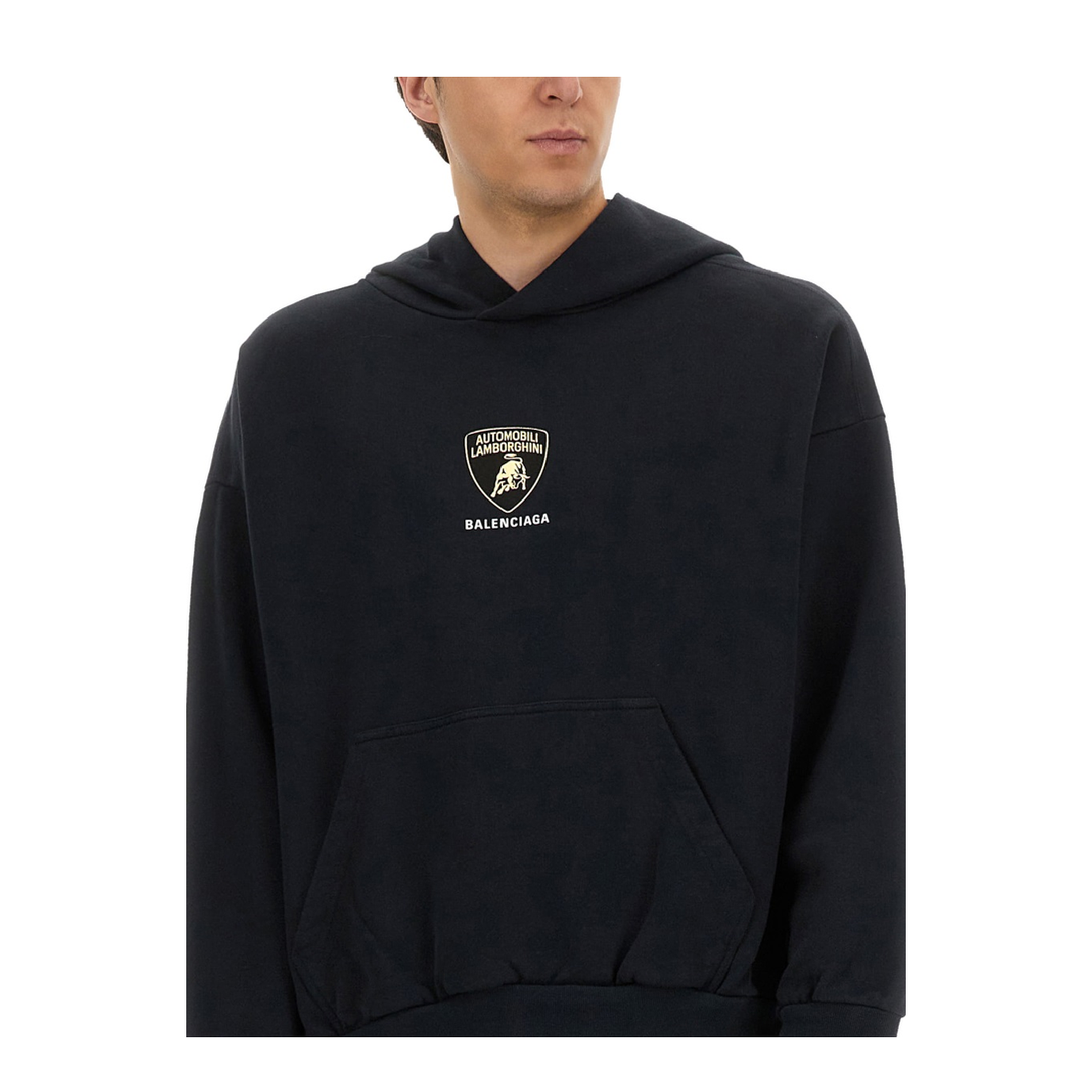 Hoodie with Lamborghini Shield Motif