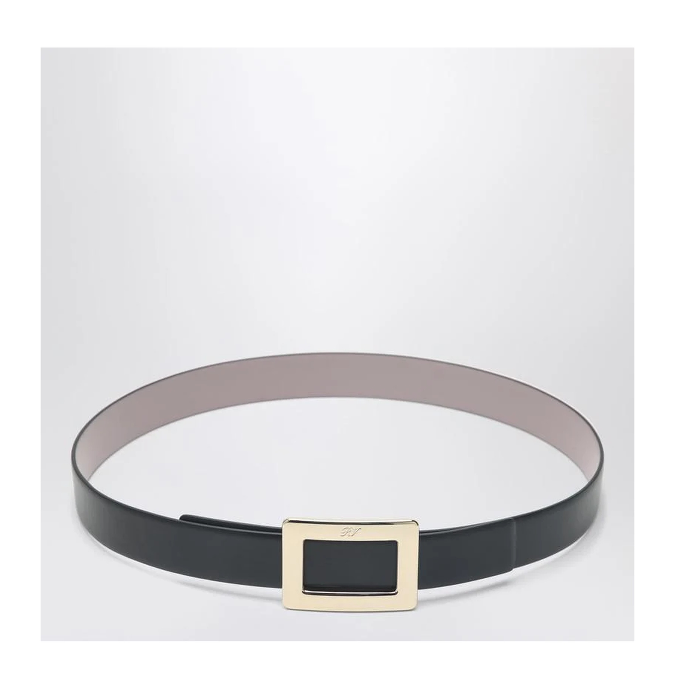 Belle Vivier Black/Pink Belt