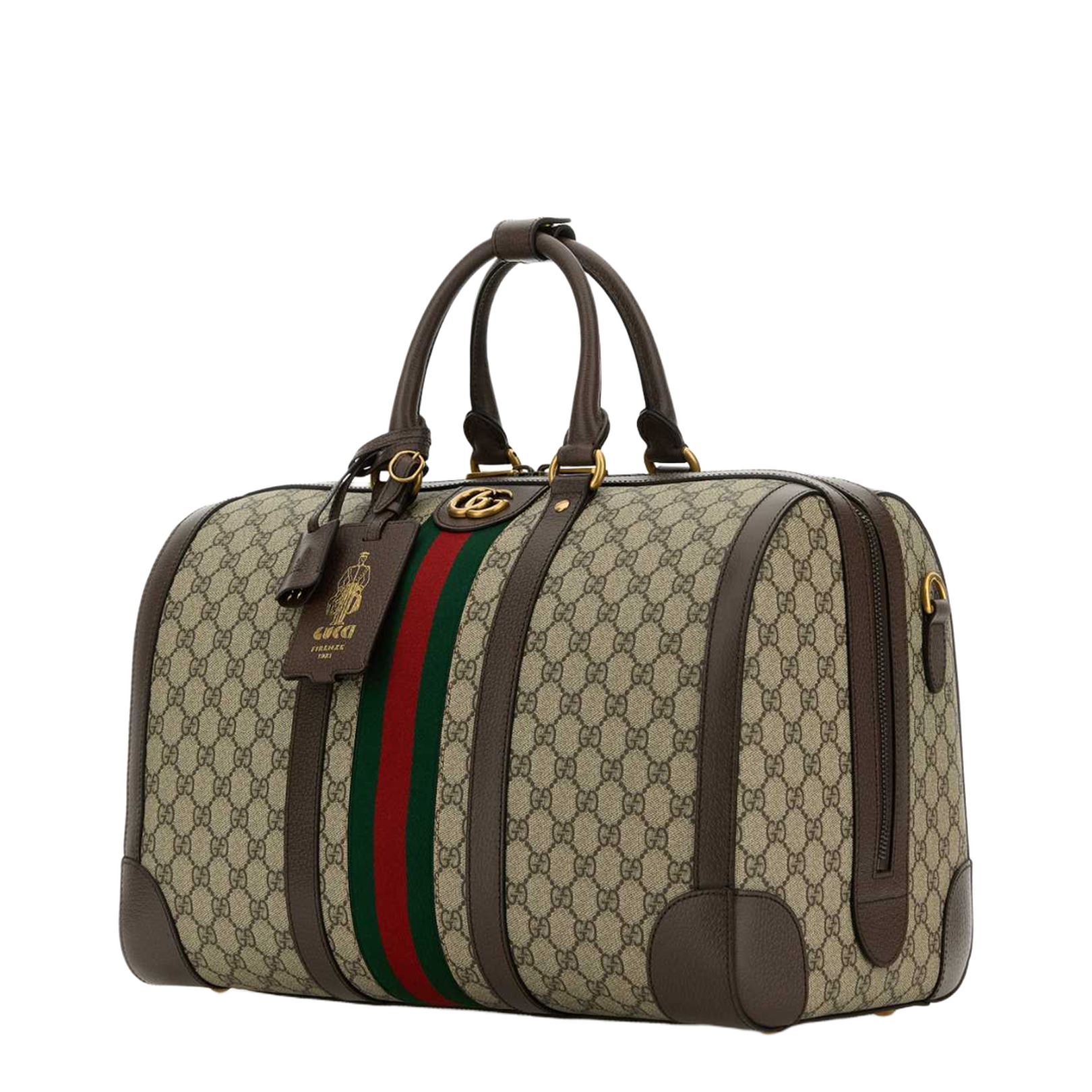 Savoy Medium Canvas Duffle Bag - Beige