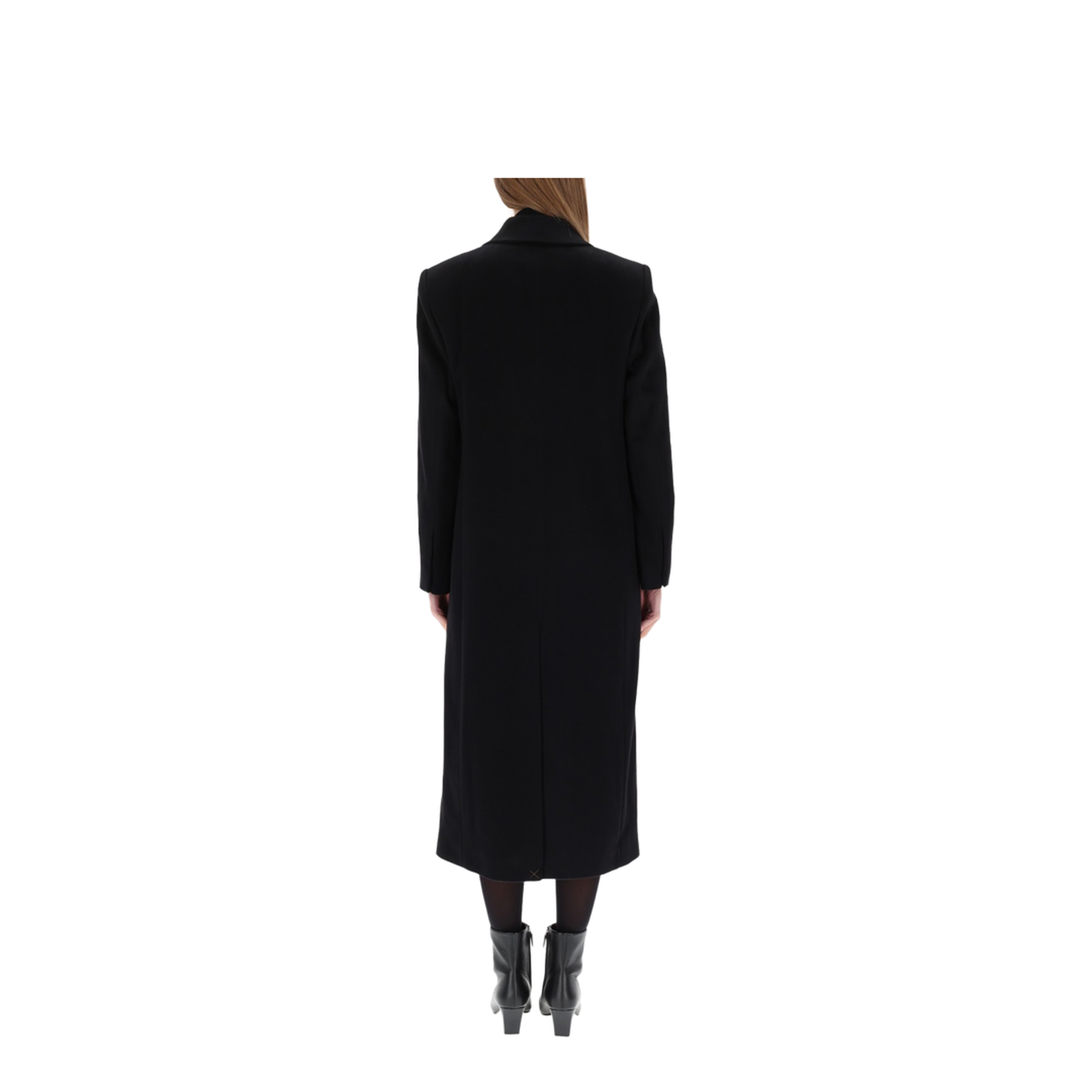 Double-Breasted Midi Coat