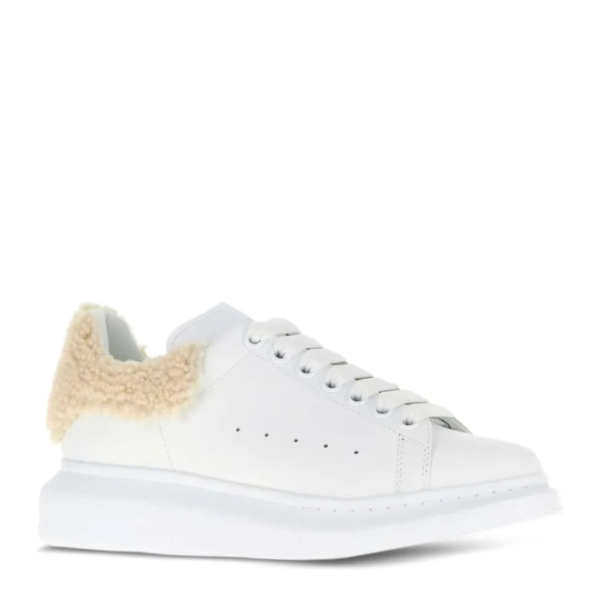 MAYFEYR - Alexander Mcqueen - Oversized Sneakers In White Leather - 553770WIAIW9601