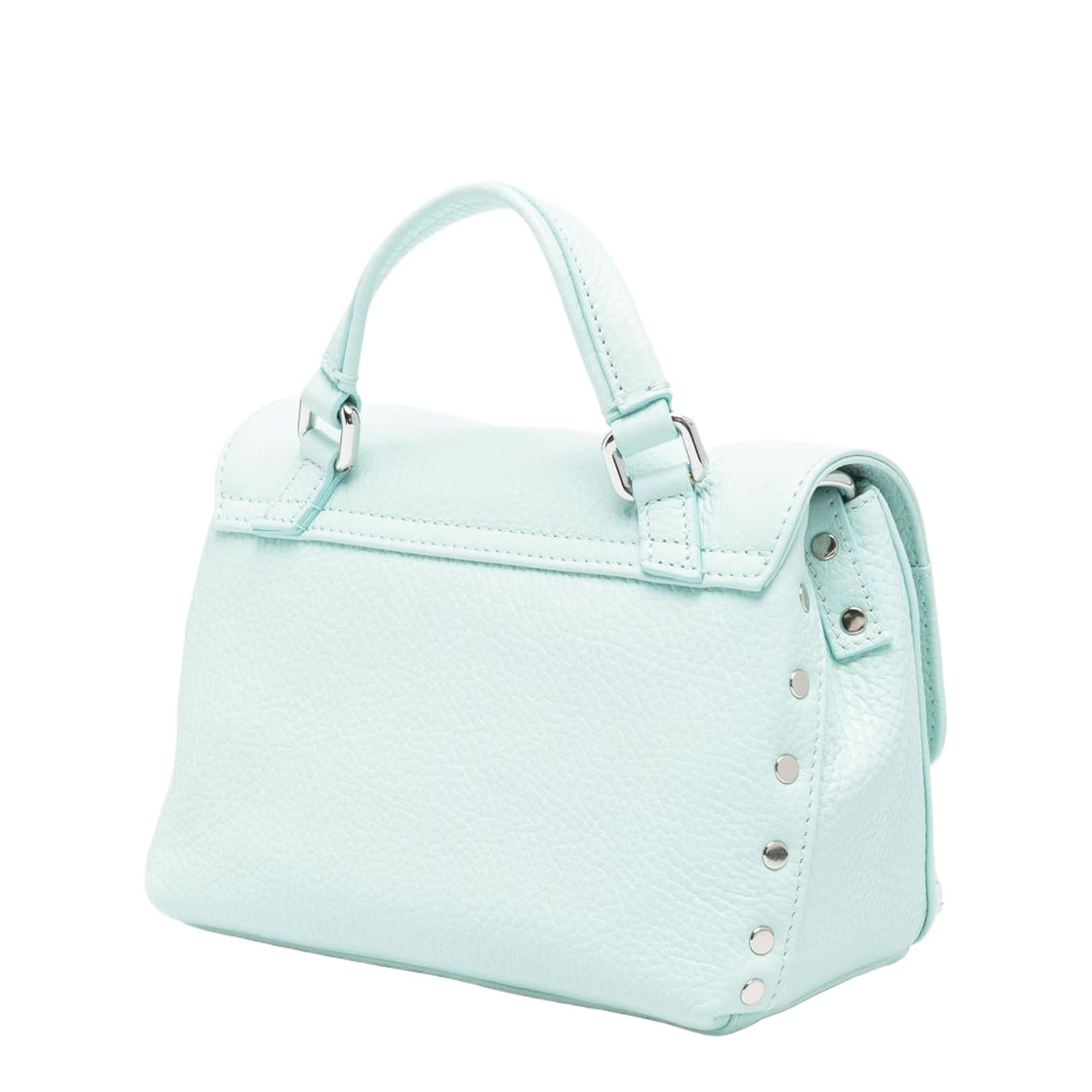 Postina Daily Baby Leather Handbag Clear Blue