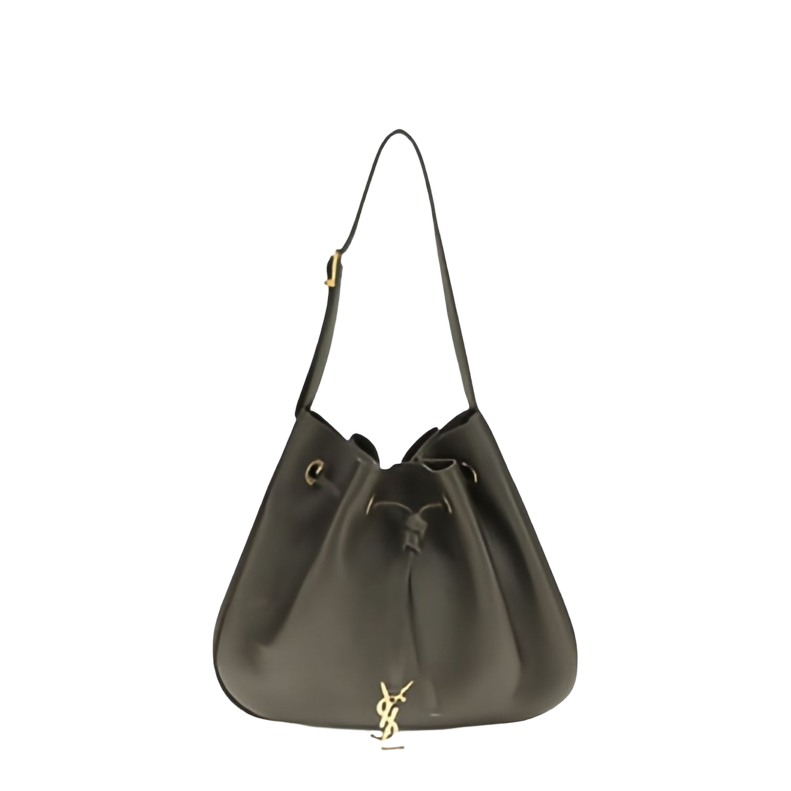 Paris VII Small Leather Shoulder Bags - Dark Green