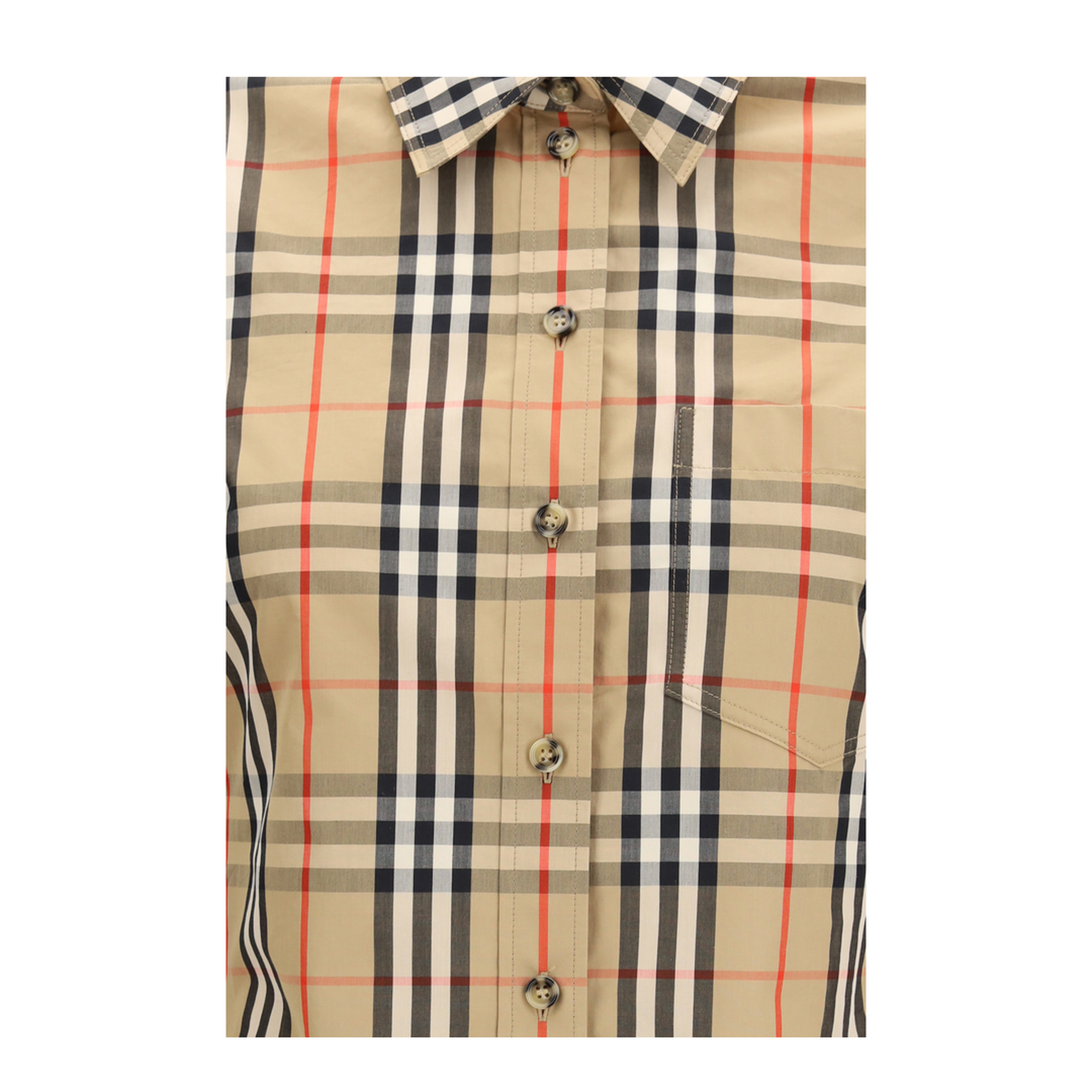MAYFEYR - Burberry - Stretch Cotton Check Shirt - 8111847