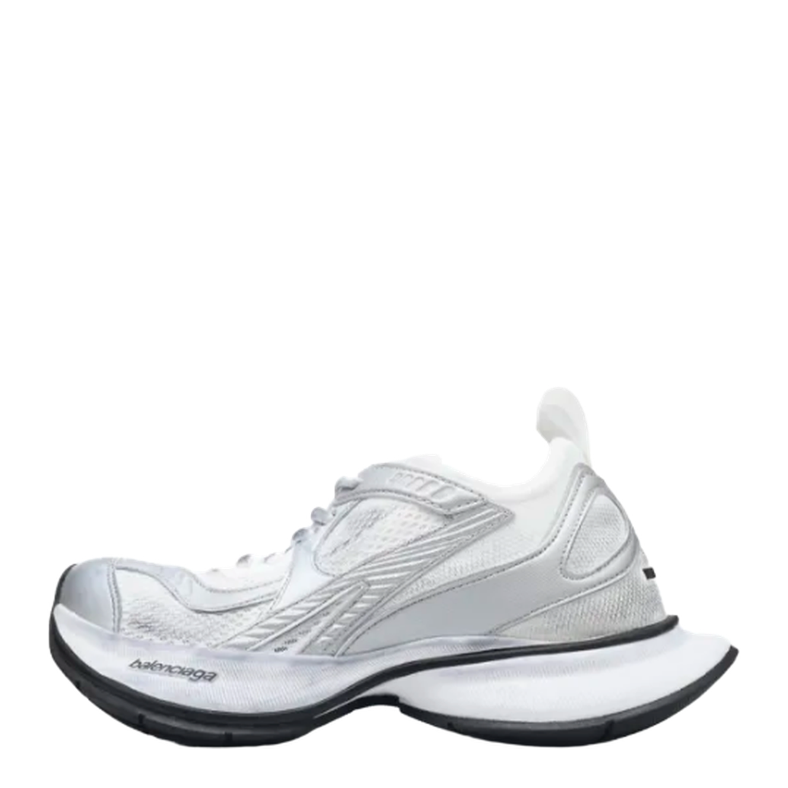 Circuit Sneaker in White/Silver