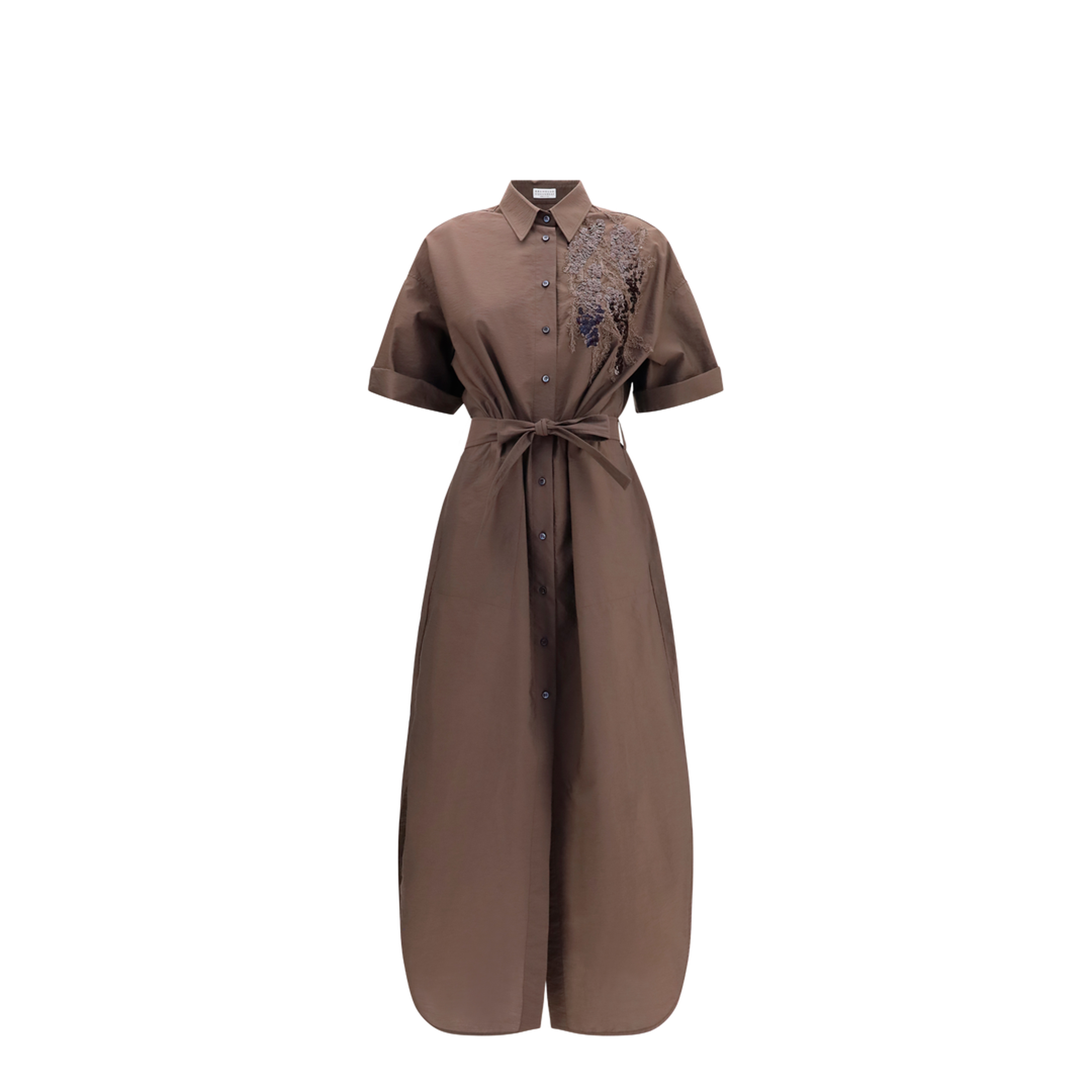 MAYFEYR - Brunello Cucinelli - Sequined Shirt Dress With Belt - M0F79AHD91