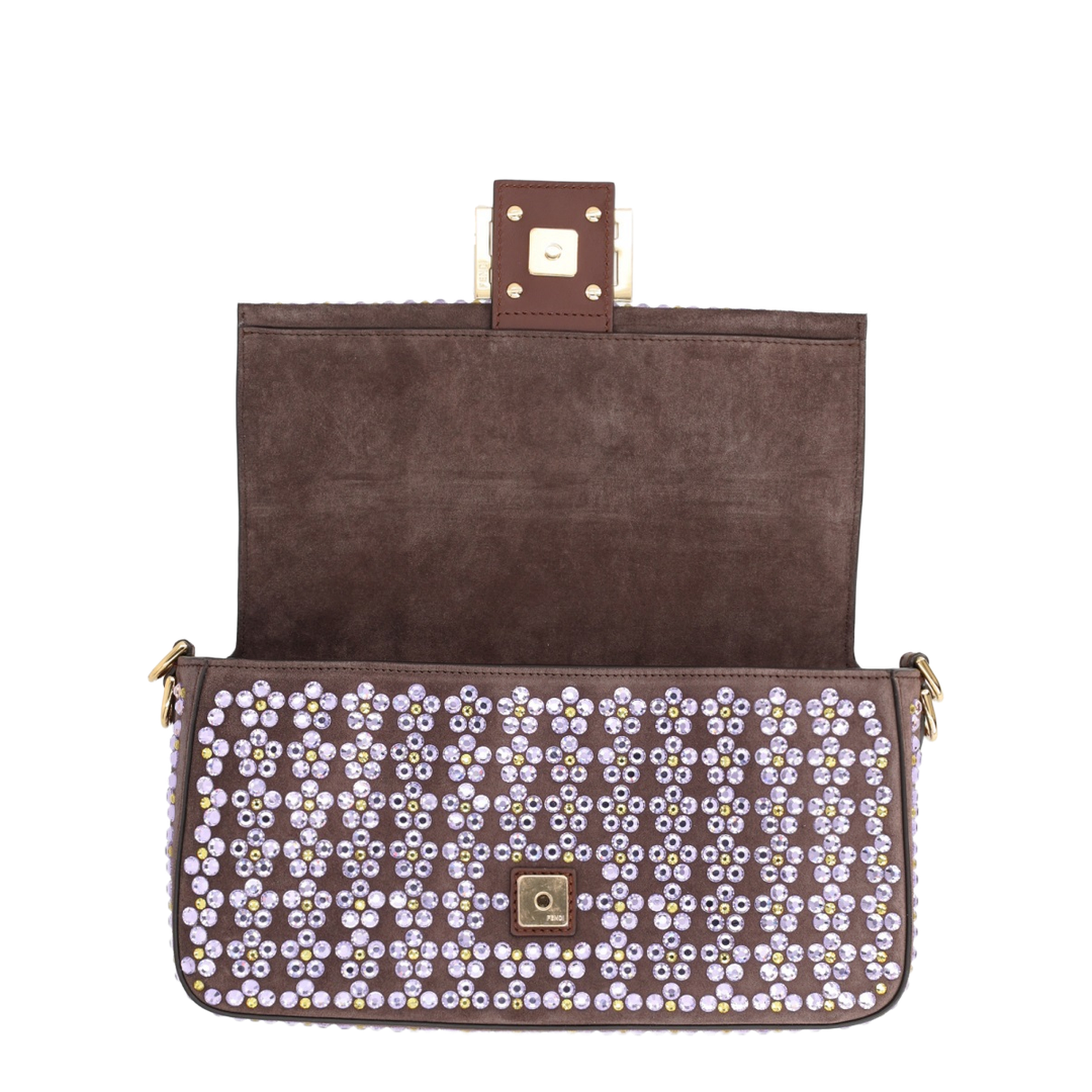 Baguette Medium Calfskin Shoulder Bag - Mahogany