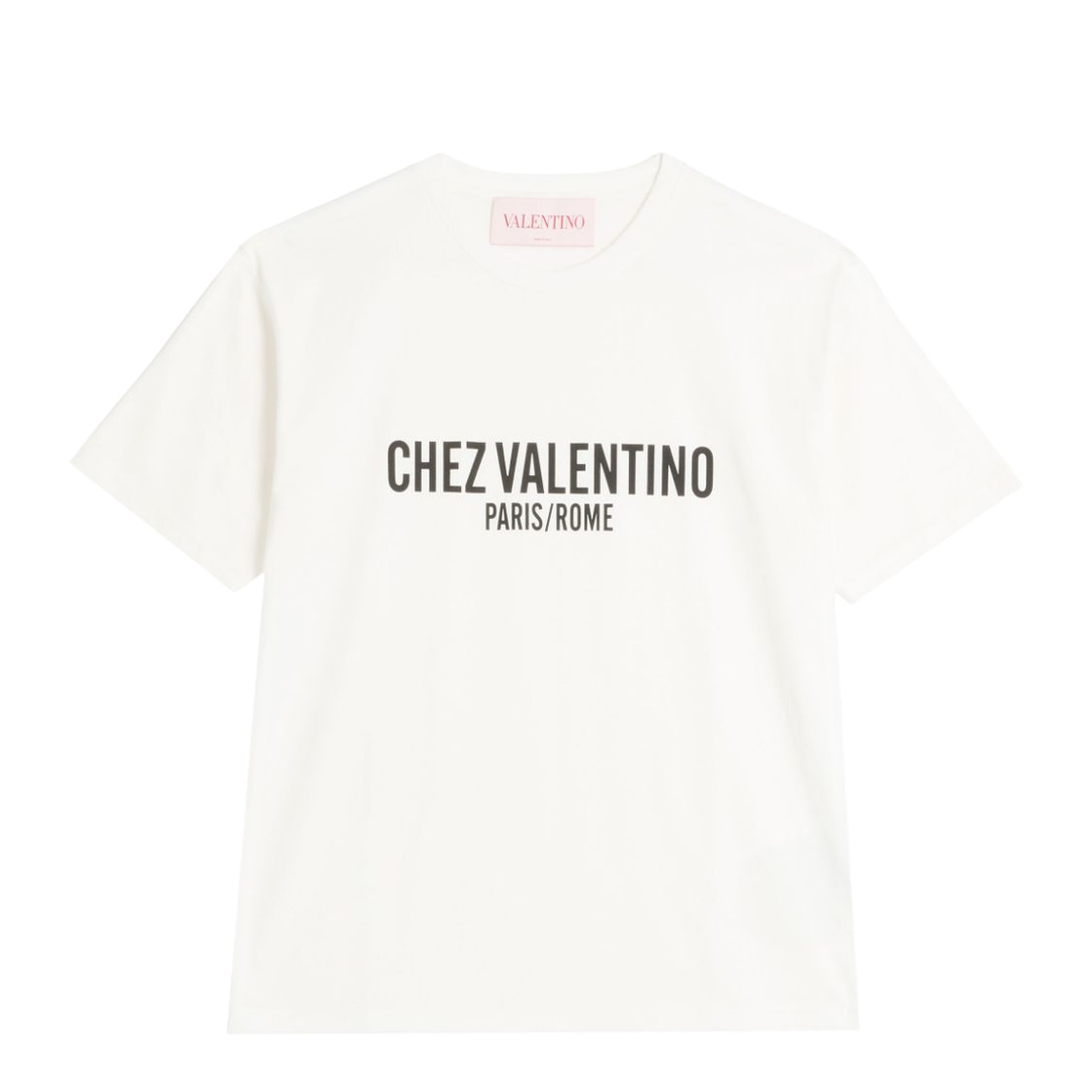 Chez Valentino-Print T-shirt