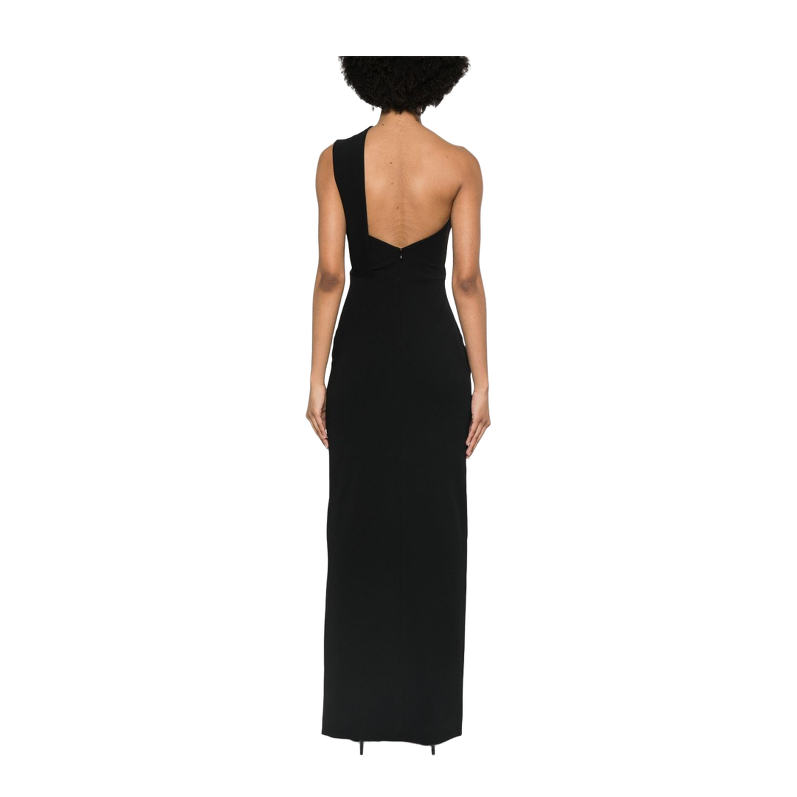 Asymmetric Neck Maxi Dress