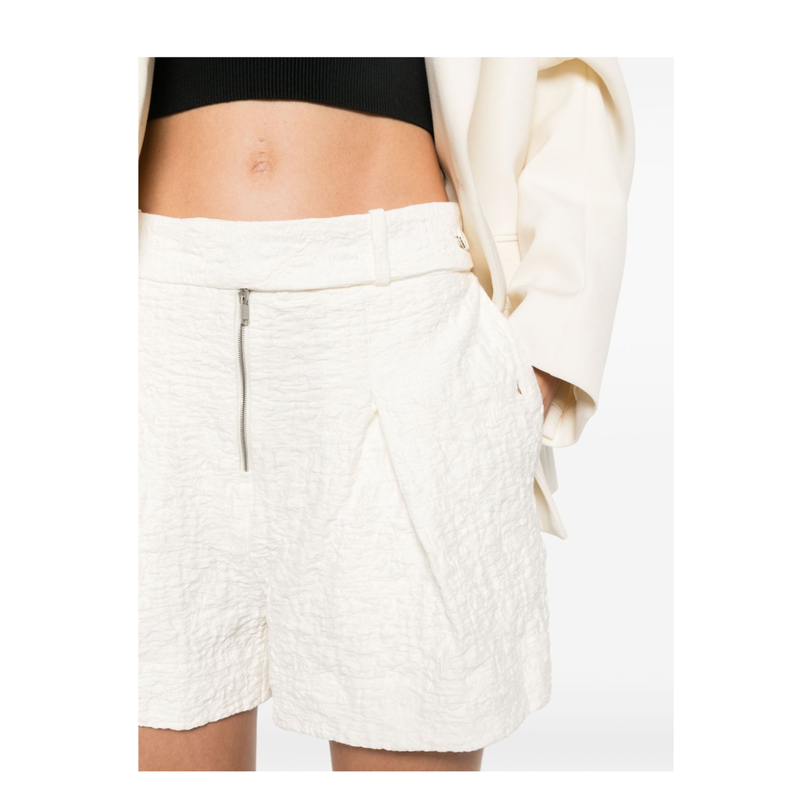 Porcelain Cotton Shorts