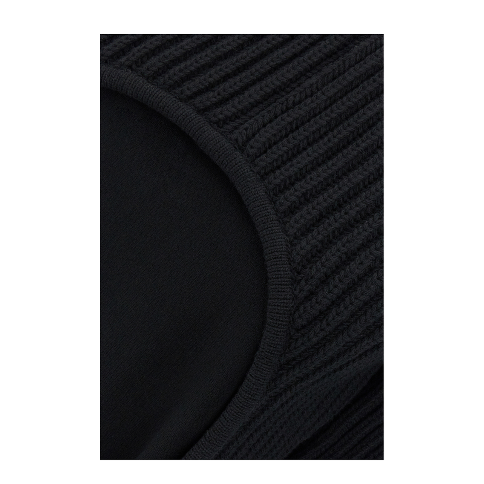 Black Meteor Cut Out Sweater