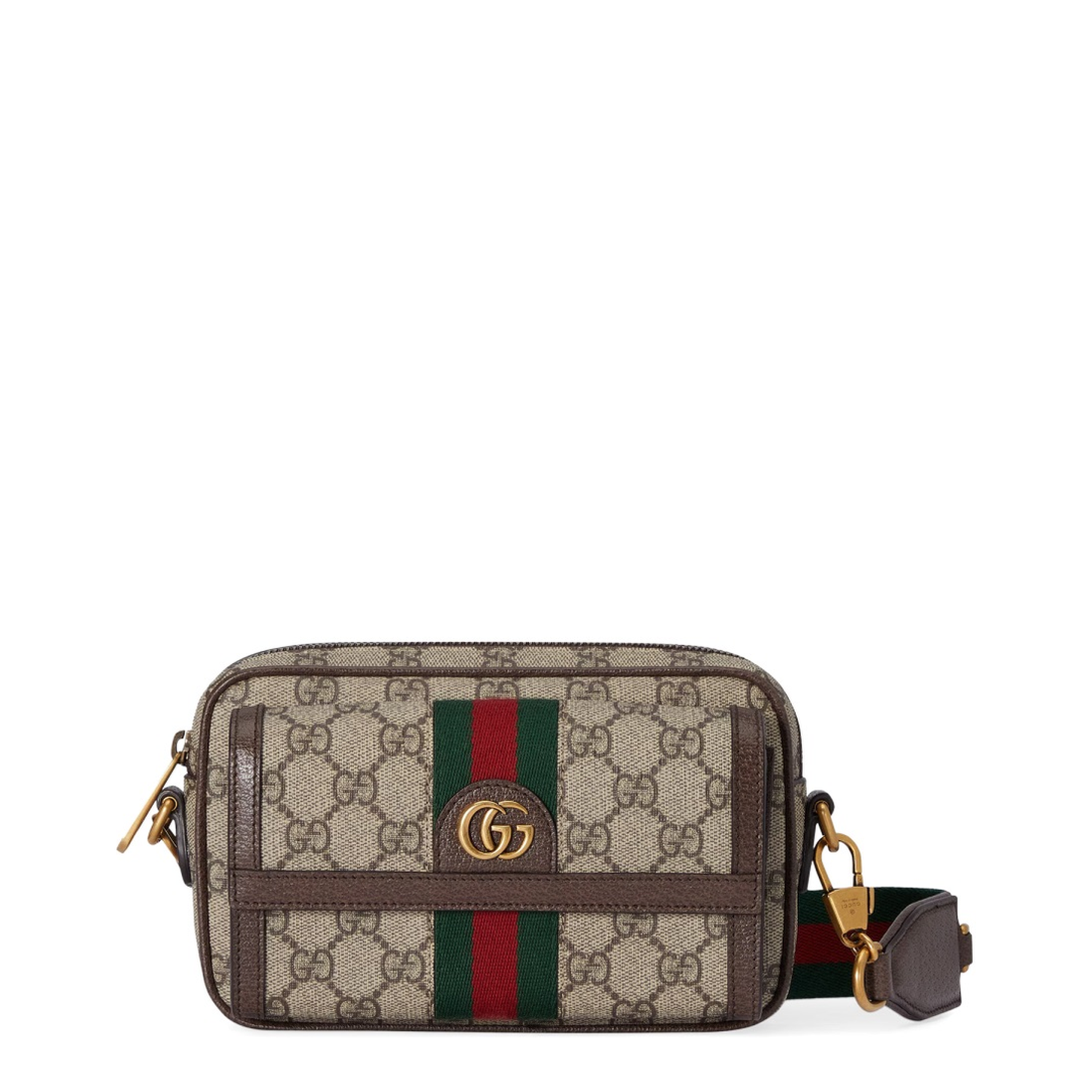 Ophidia Mini Canvas Bag - Beige