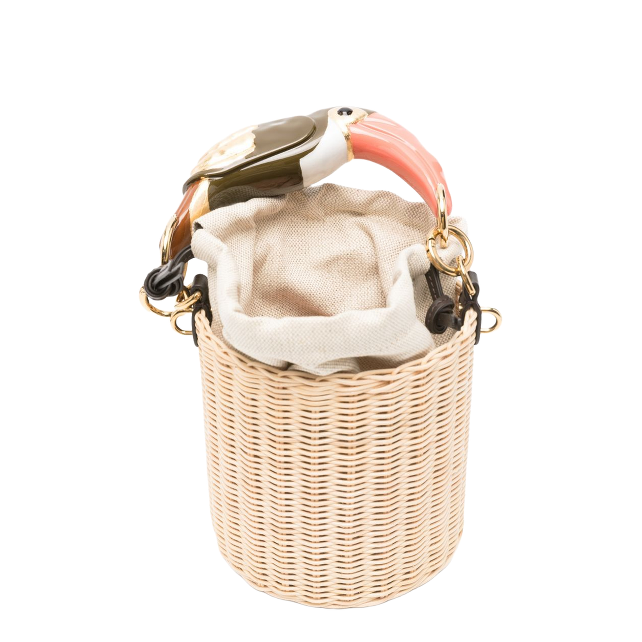 MAYFEYR - Chloè - Tropicus Bucket Bag In Wicker Beige - CH26US646S0424P