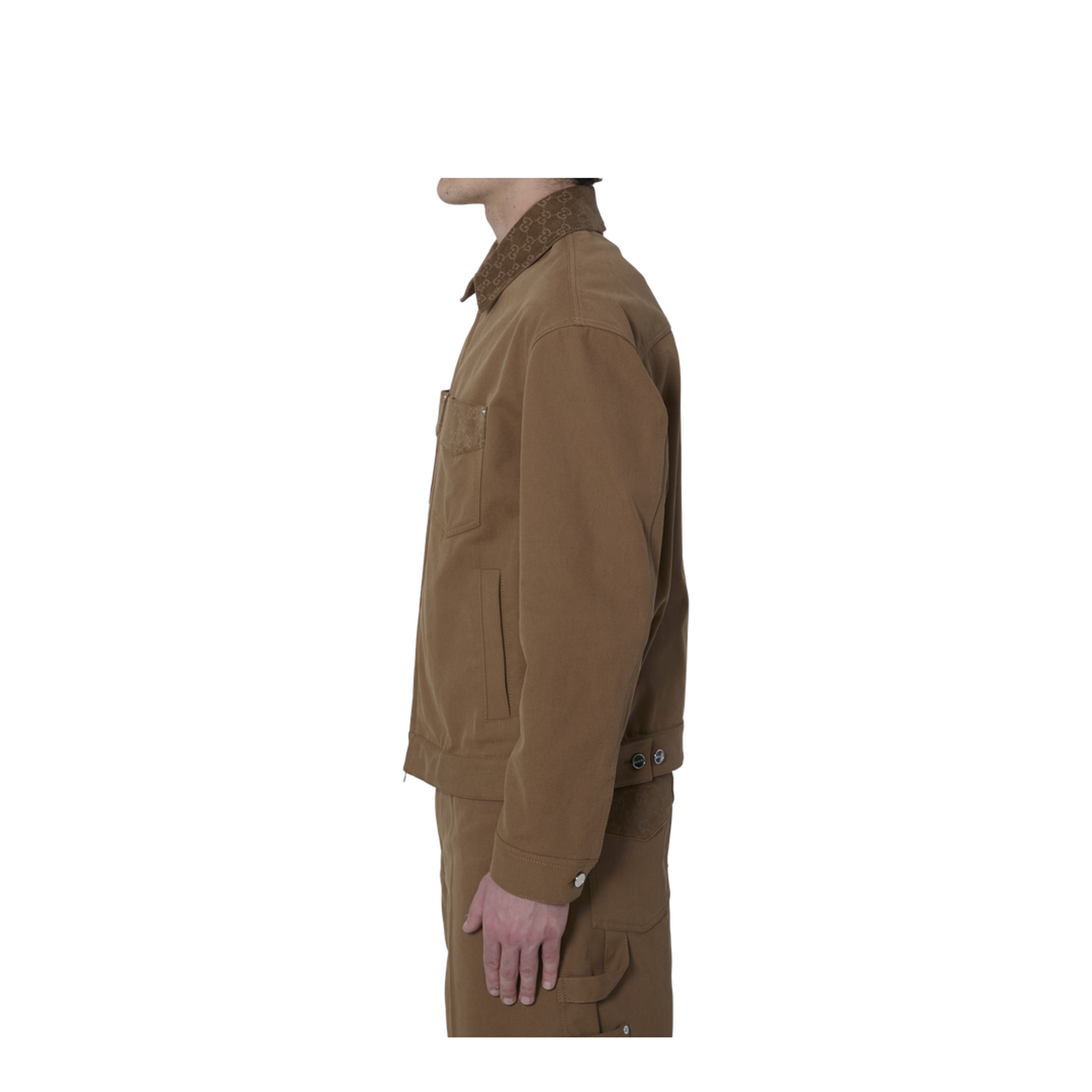 Jacket with Zipper and Collar