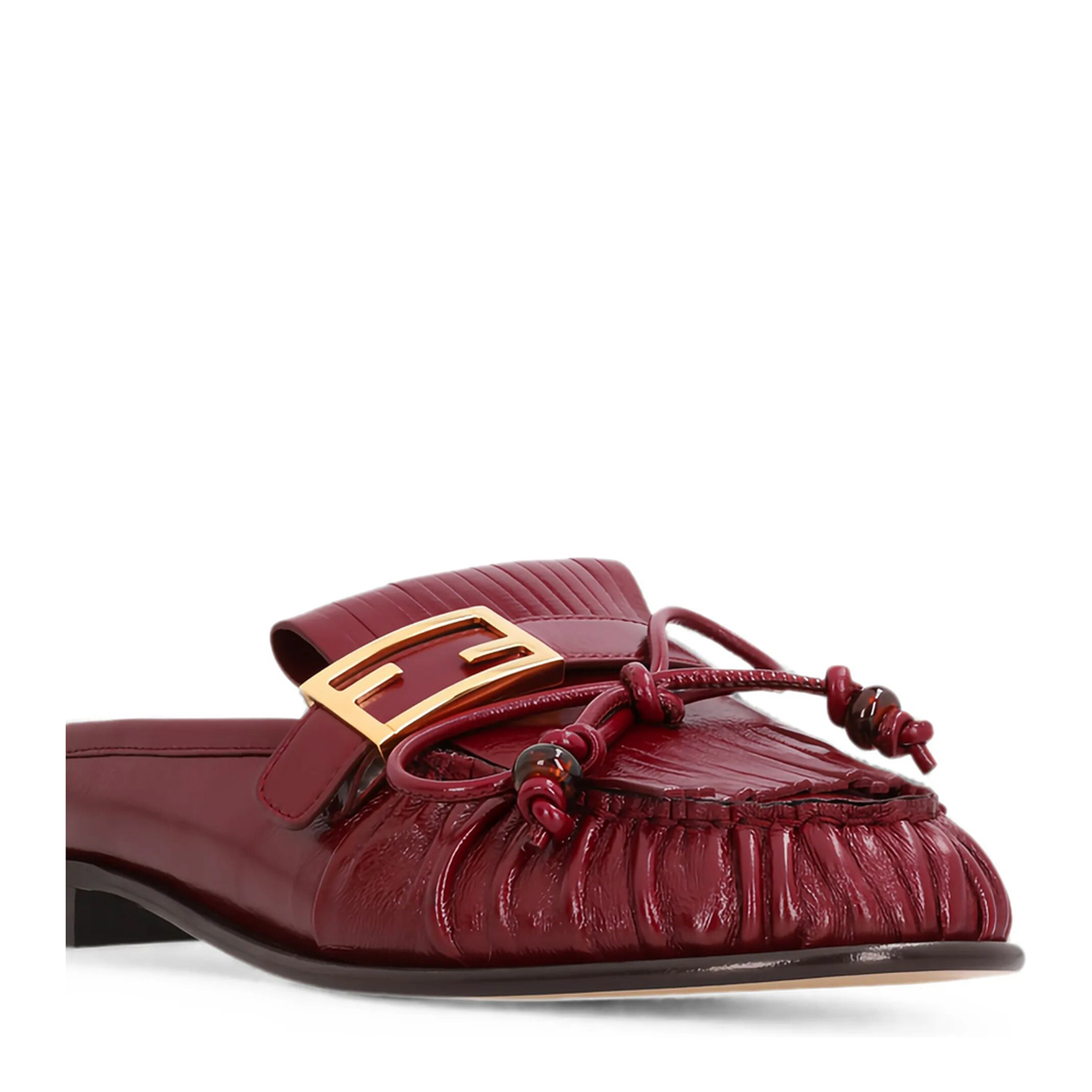 MAYFEYR - Fendi - Baguette Leather Sabots - 8R9011AY2MF1XHM