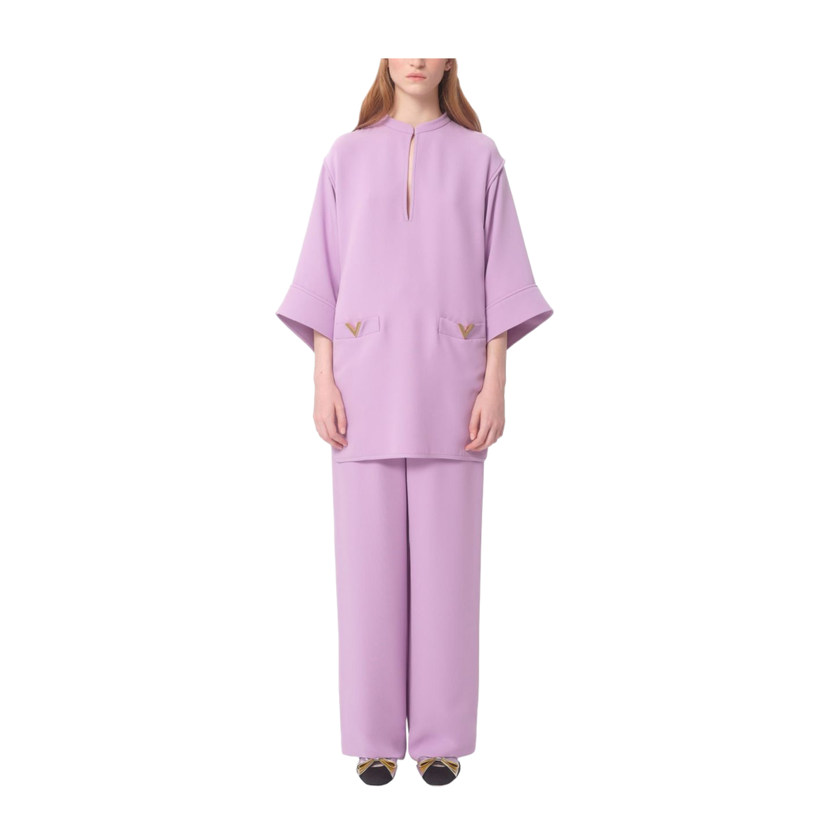 Lilac Silk Dress
