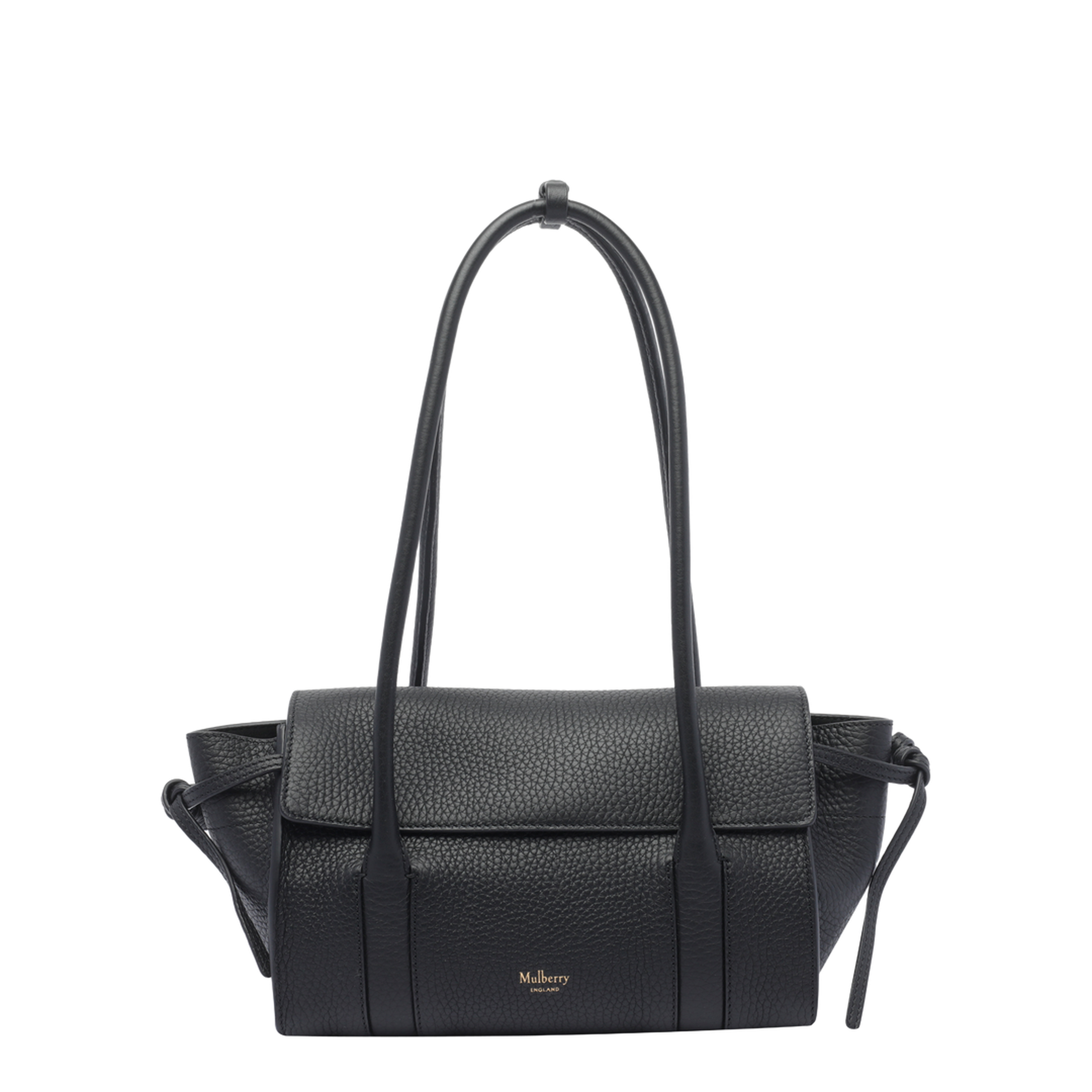 Leather Shoulder Bag With Logo