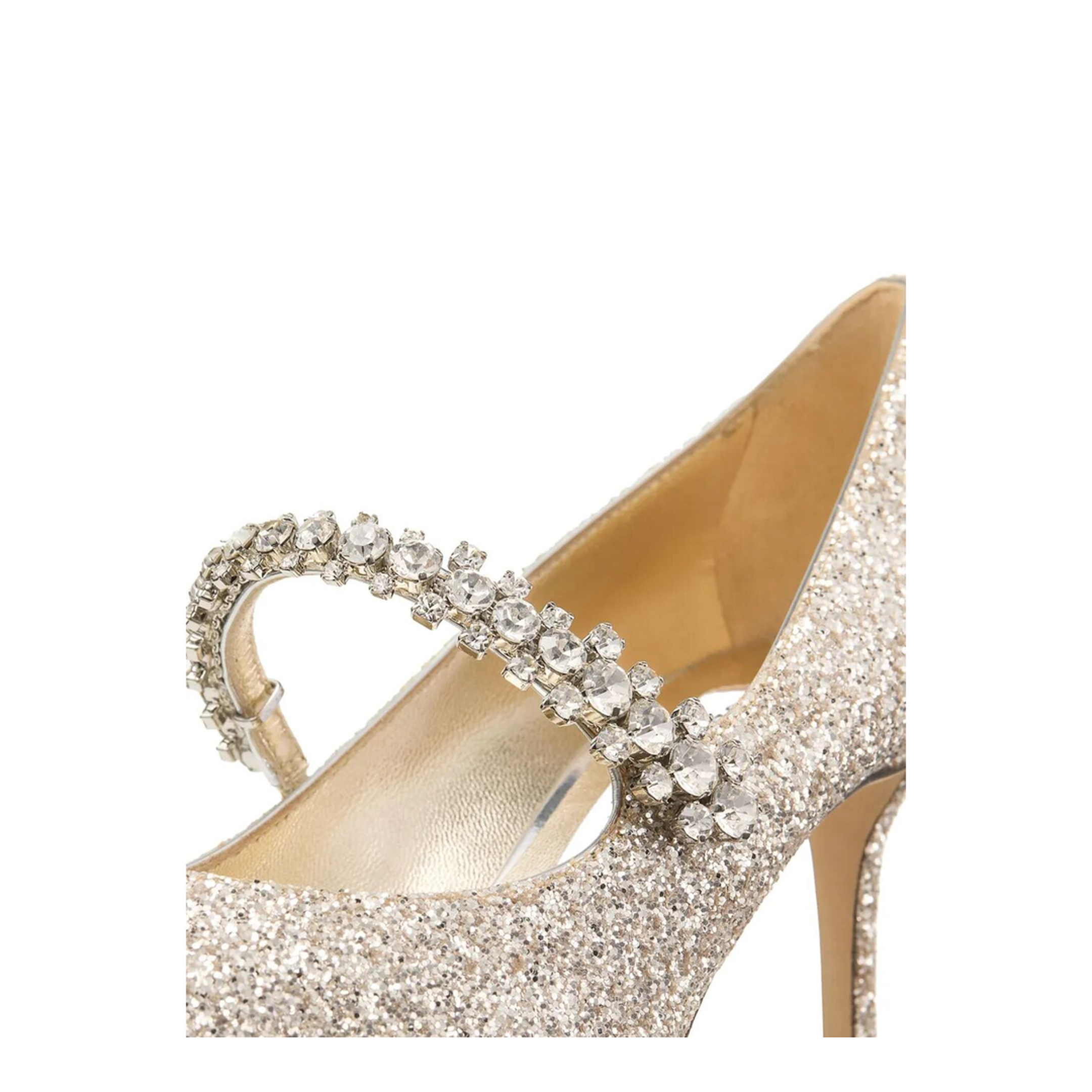MAYFEYR - Jimmy Choo - Crystal Embellished Pumps In Glitter Fabric - BINGPUMP65PZF