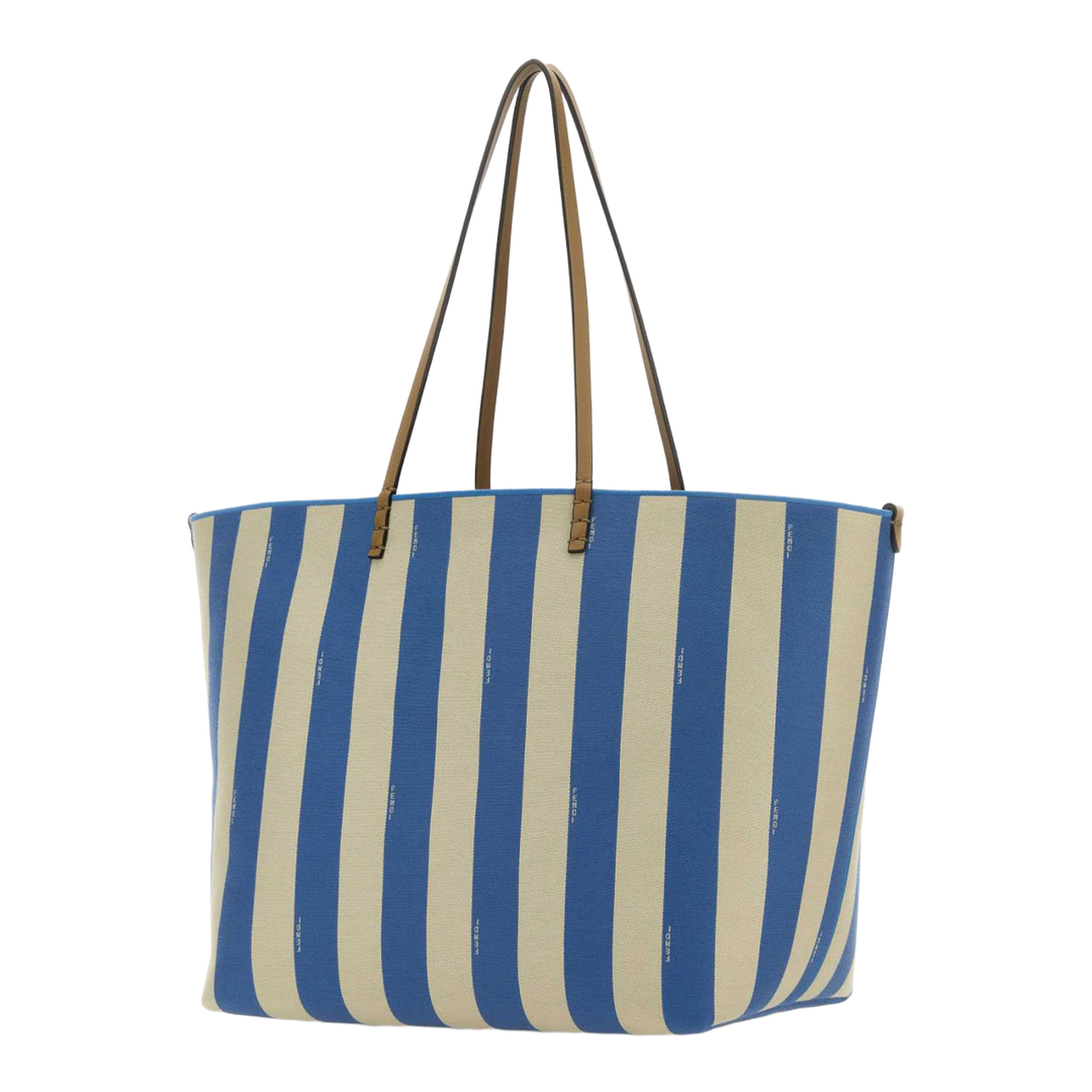 Roll Large Canvas Shopper Bags - Blue
