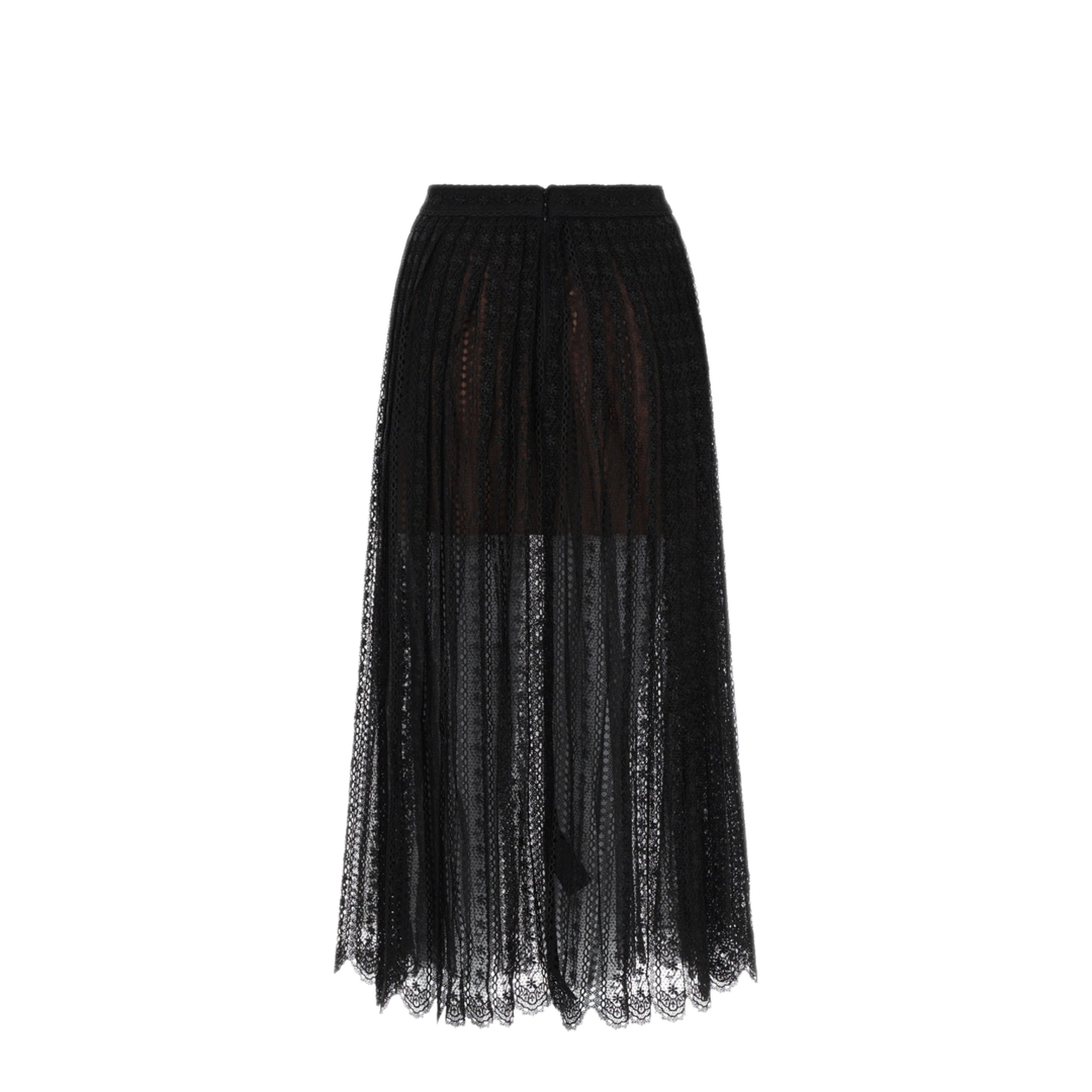 MAYFEYR - Self Portrait - Lace Midi Skirt - RS26172MSKBBLACK