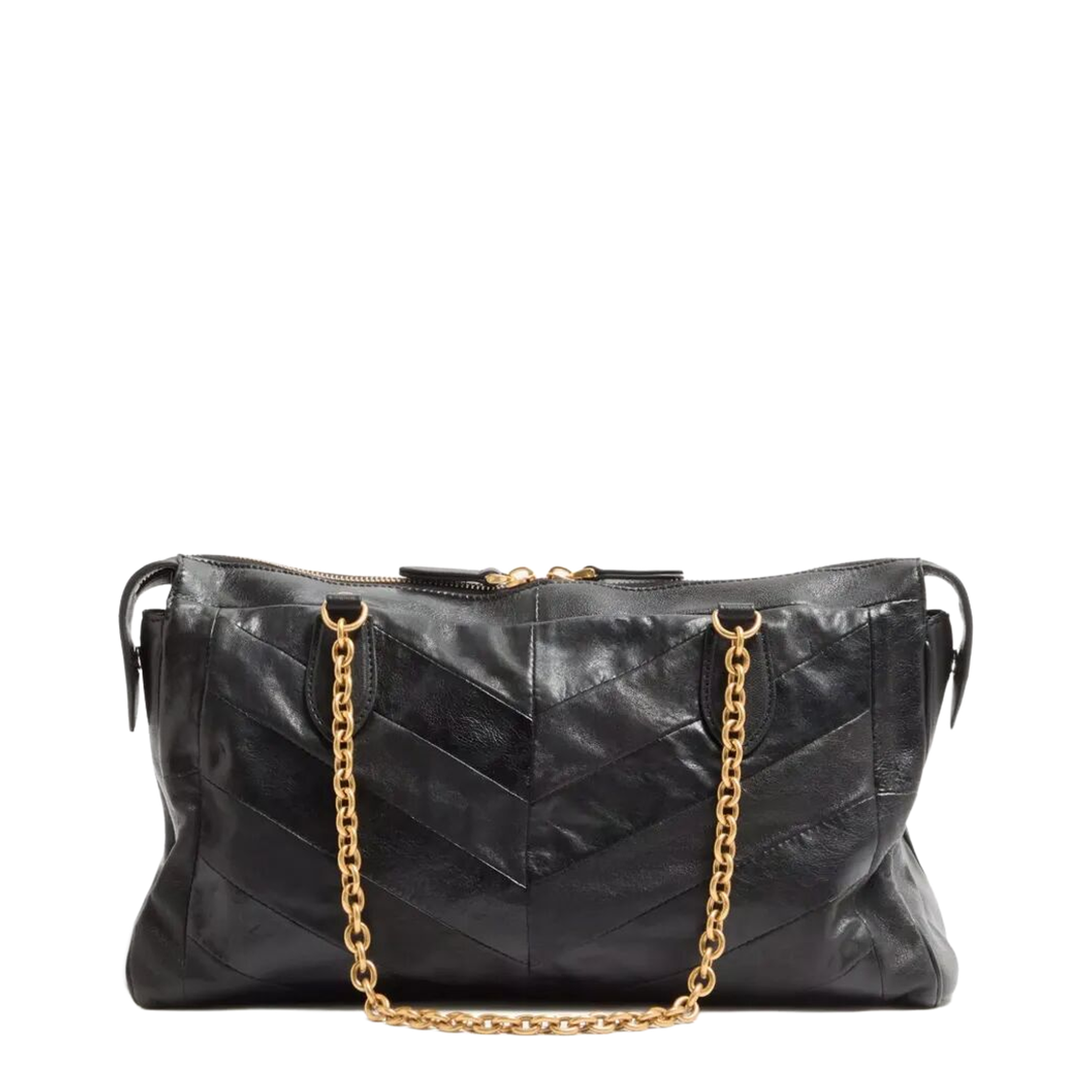MAYFEYR - Valentino - Panthea Shoulder Bag In Nappa Leather With Chevron Pattern - WB0S70UYF