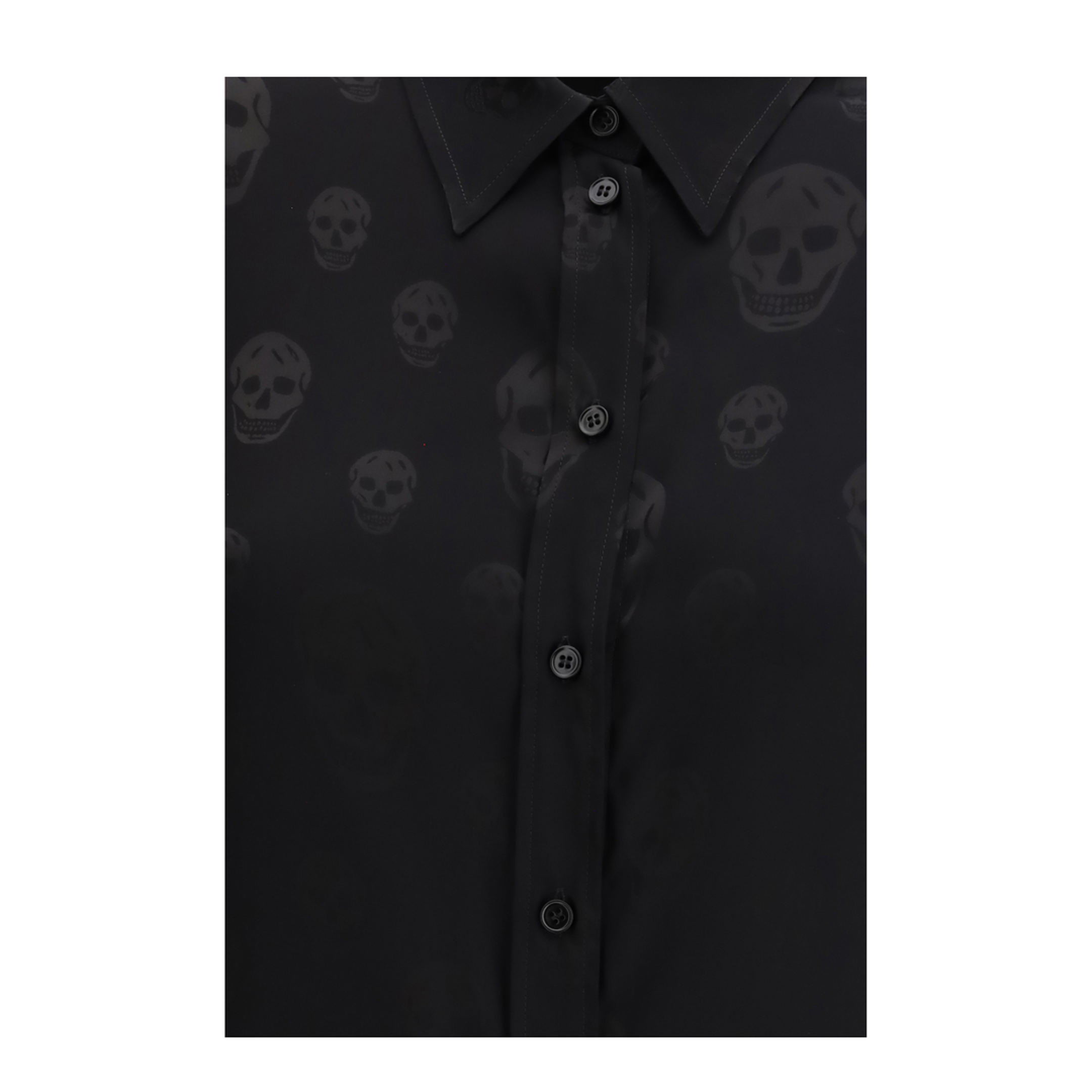 MAYFEYR - Alexander Mcqueen - Shirt With Skull Motif - 846393QGABJ