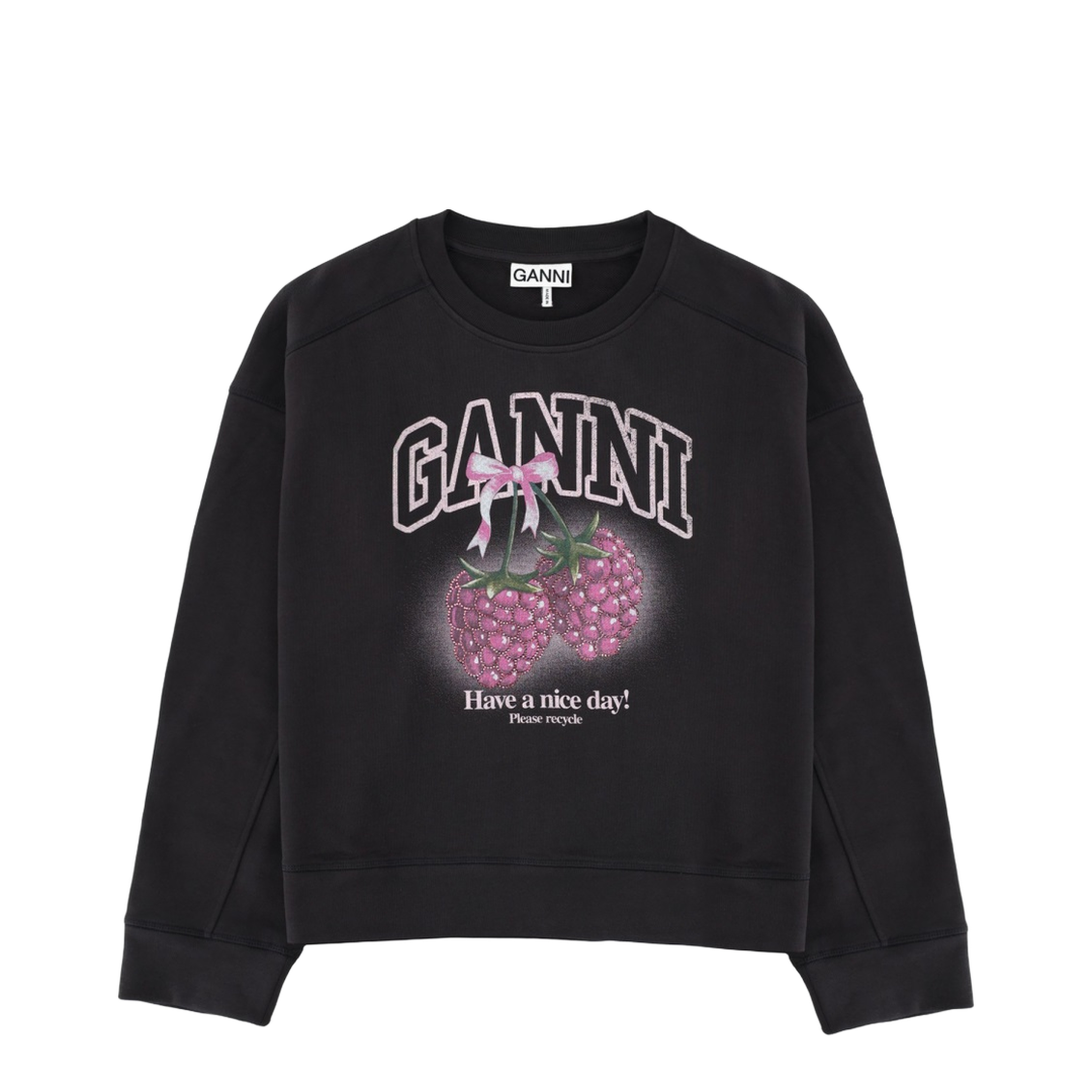 Raspberry Cotton Sweatshirt