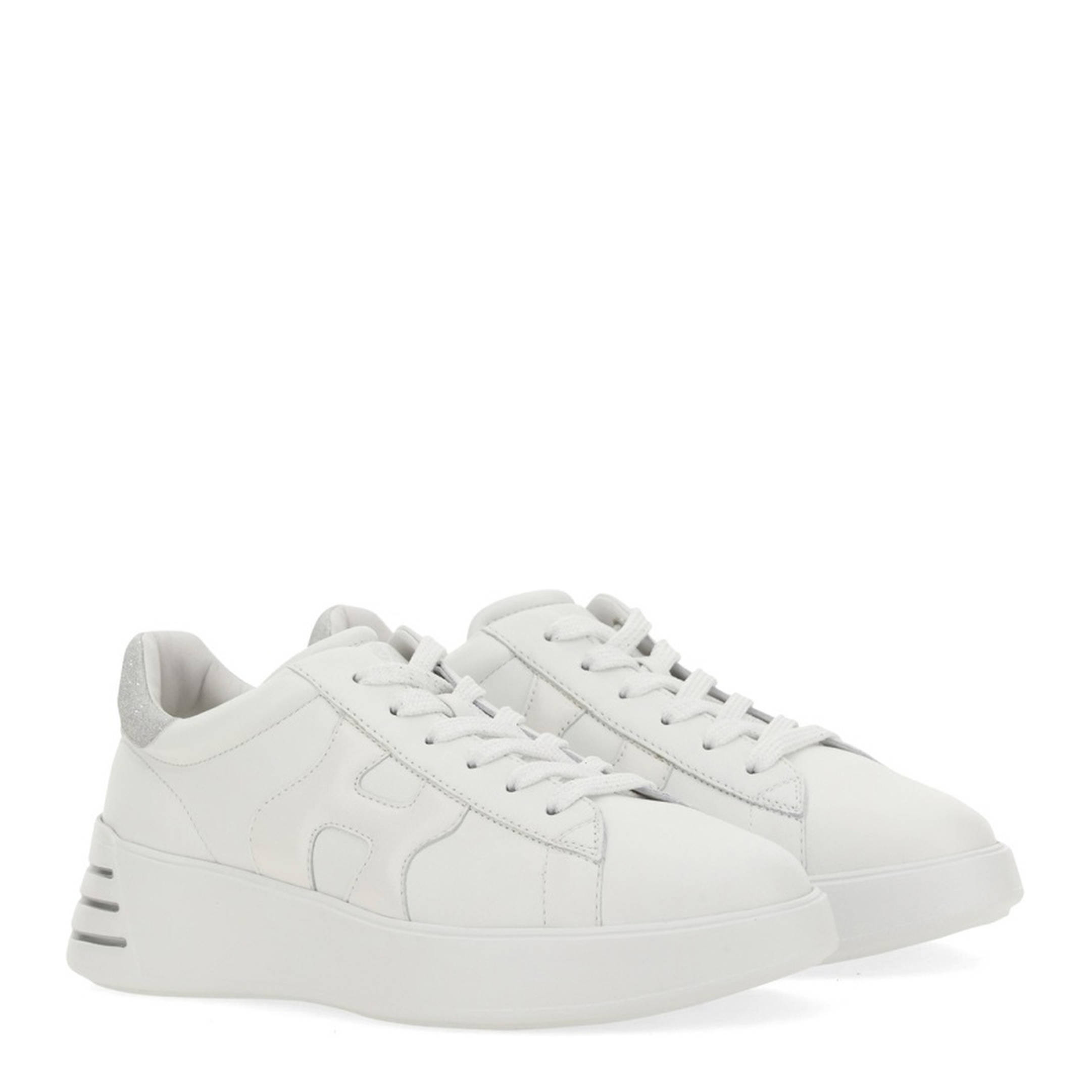 Sneakers Rebel White Silver