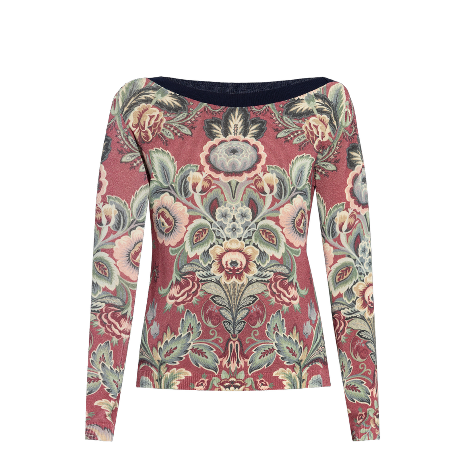 Sweater with floral motif