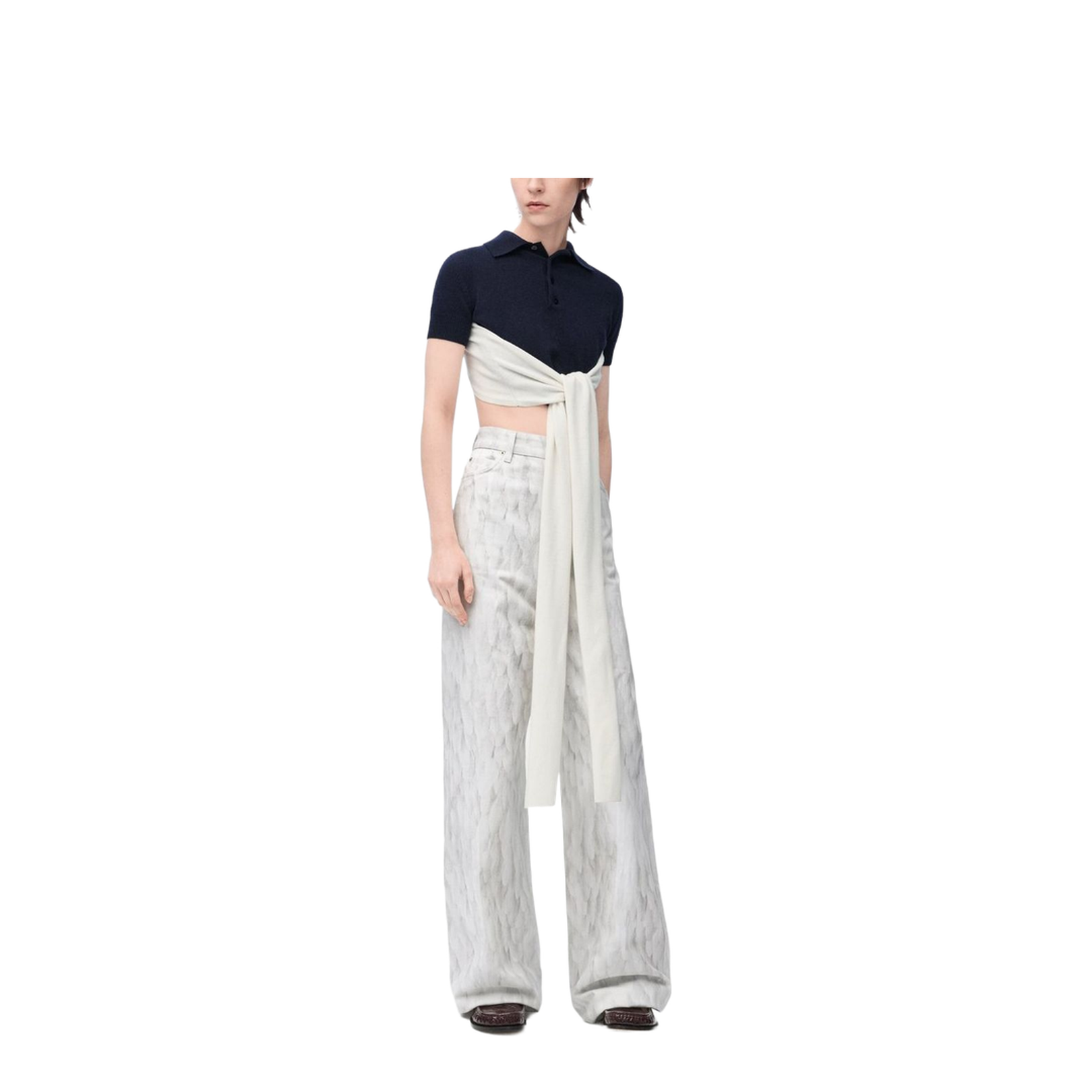Wool and Cashmere Polo Shirt