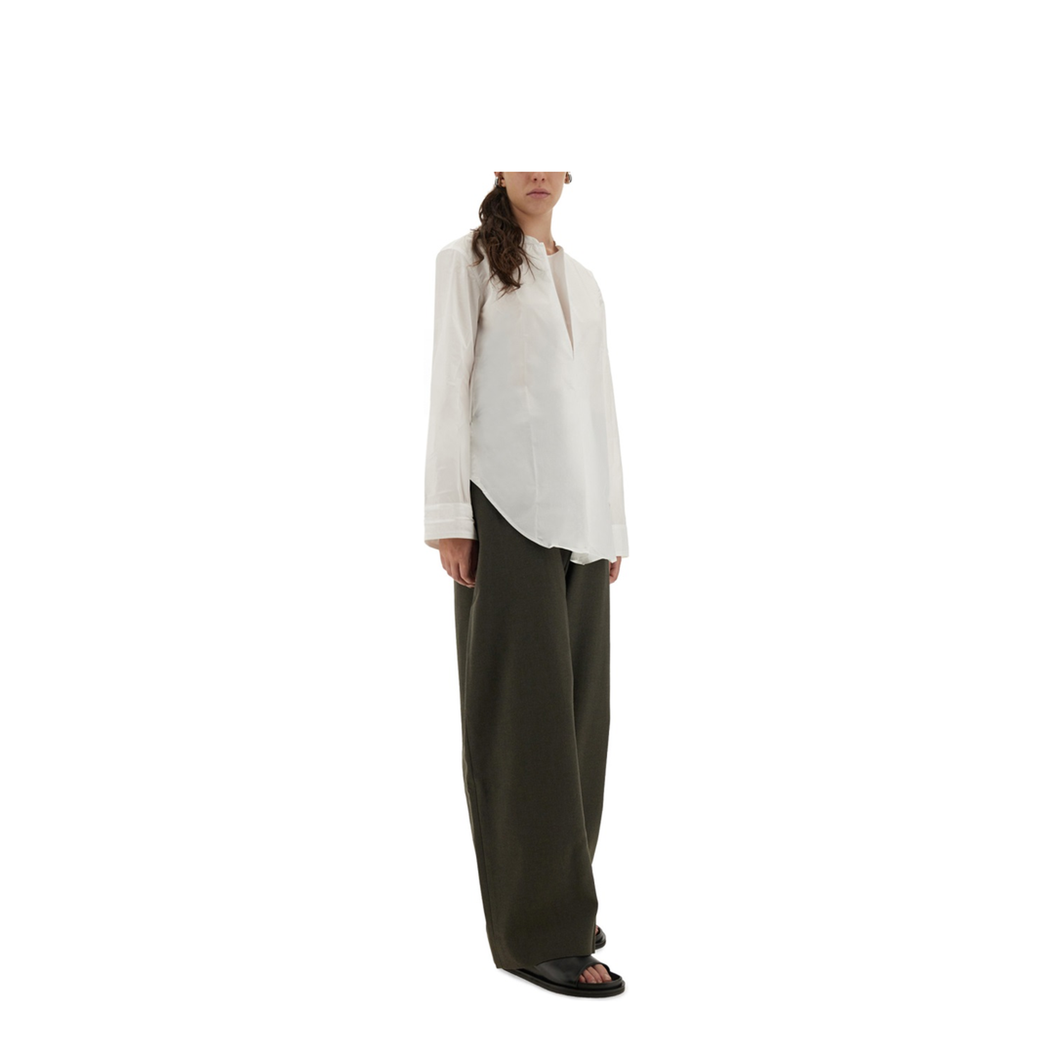 MAYFEYR - Studio Nicholson - Shirt Top Pampa - PAMPASNW1684OPTICWHITE